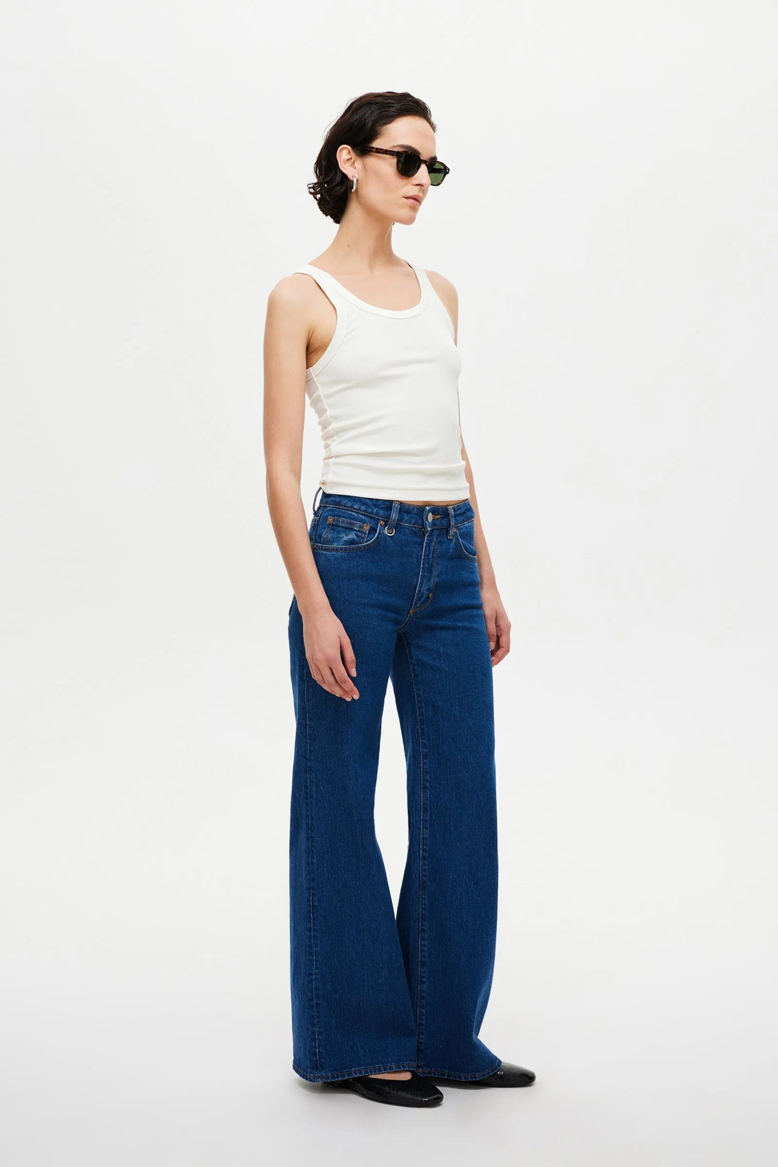 Eva Wide Royal Indigo