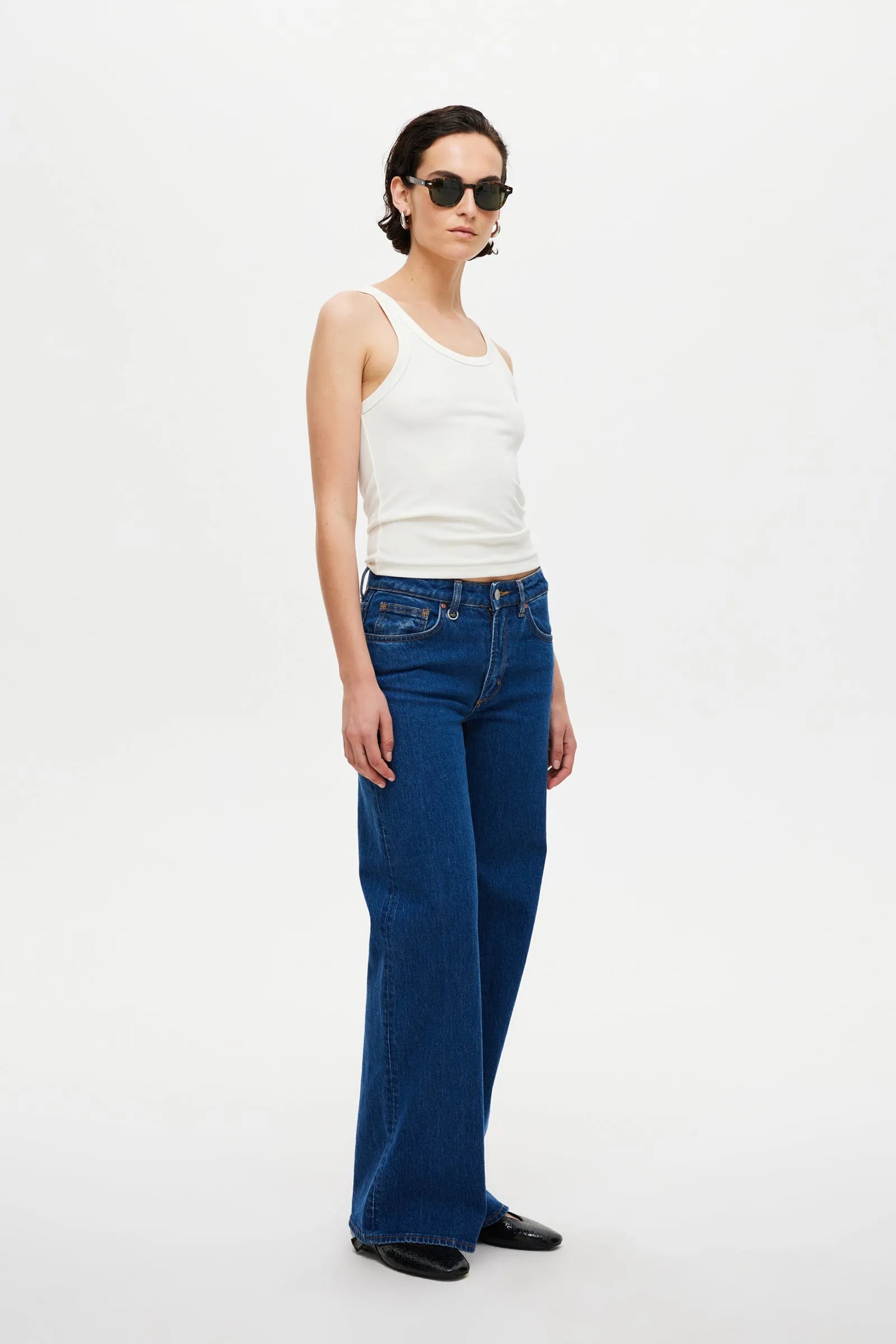 Eva Wide Royal Indigo