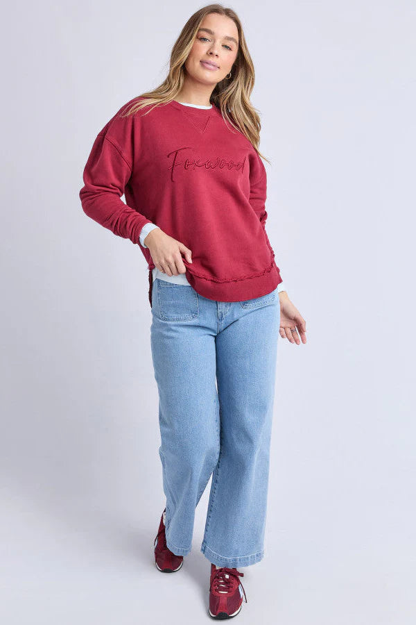 Signature Crew Rhubarb Red
