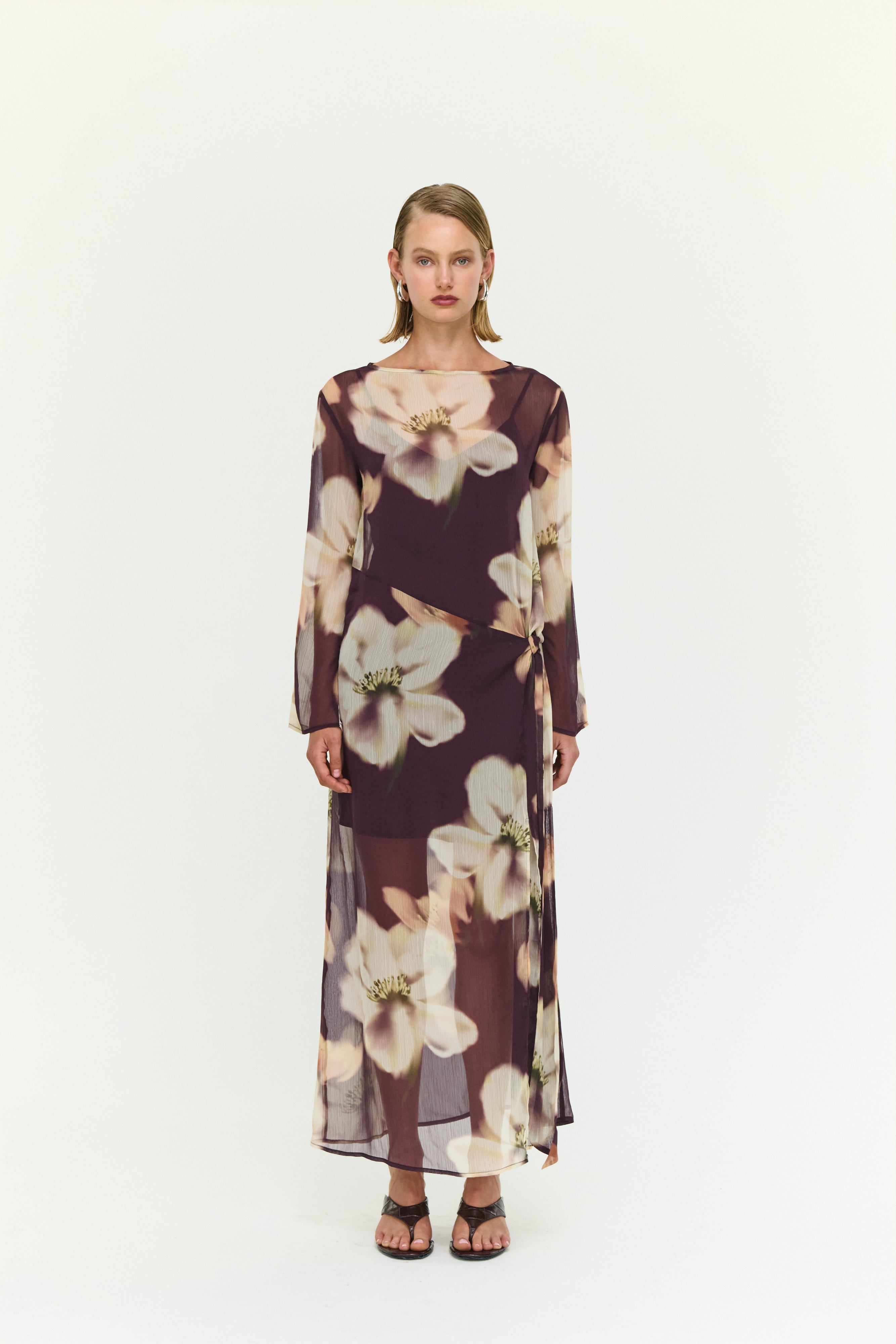 Lula Tie Detail Maxi Dress