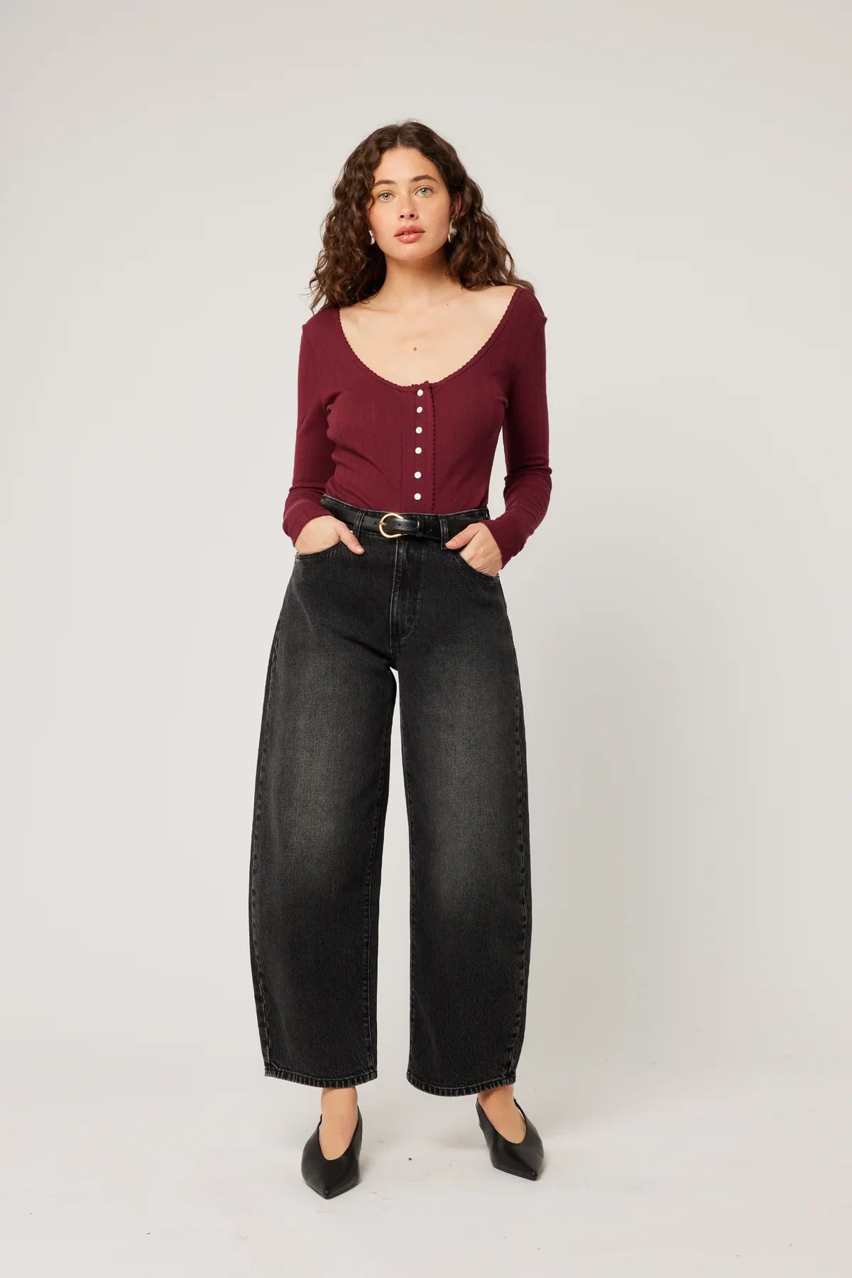 Gigi Barrel 80's Black