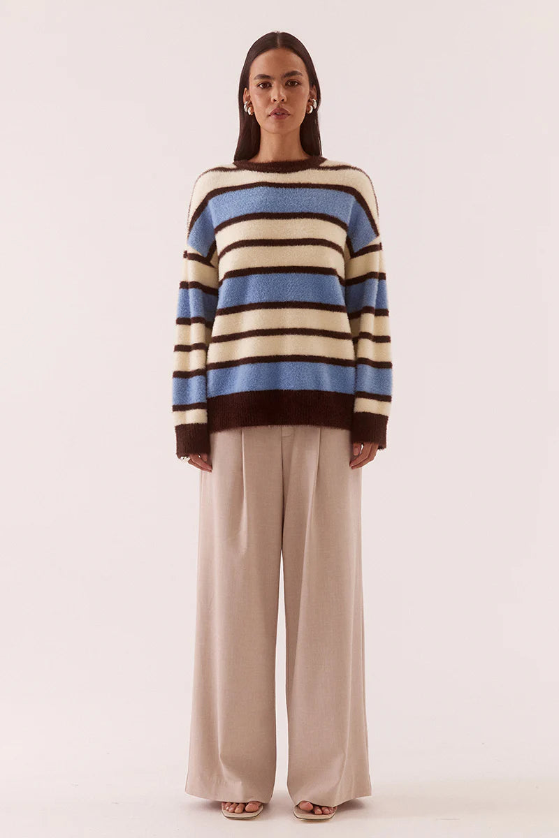 Holland Stripe Crew Knit
