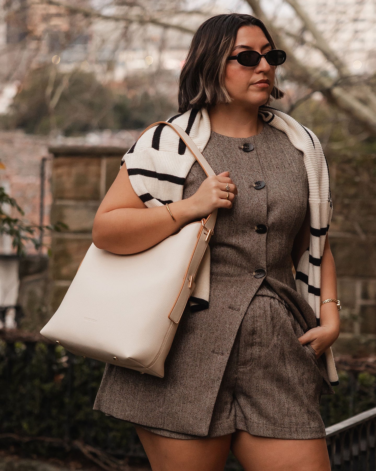 Audrey Bucket Bag Vanilla