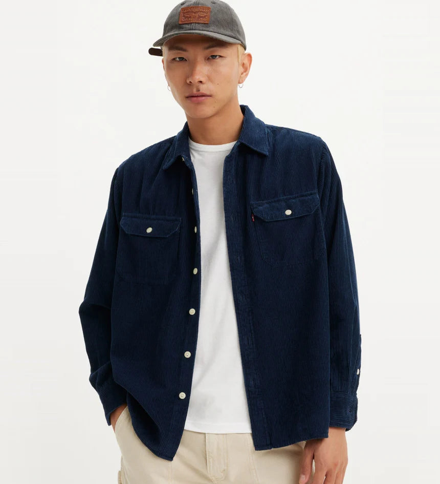 Jackson Worker Overshirt Enzo Vintage Indigo Cord