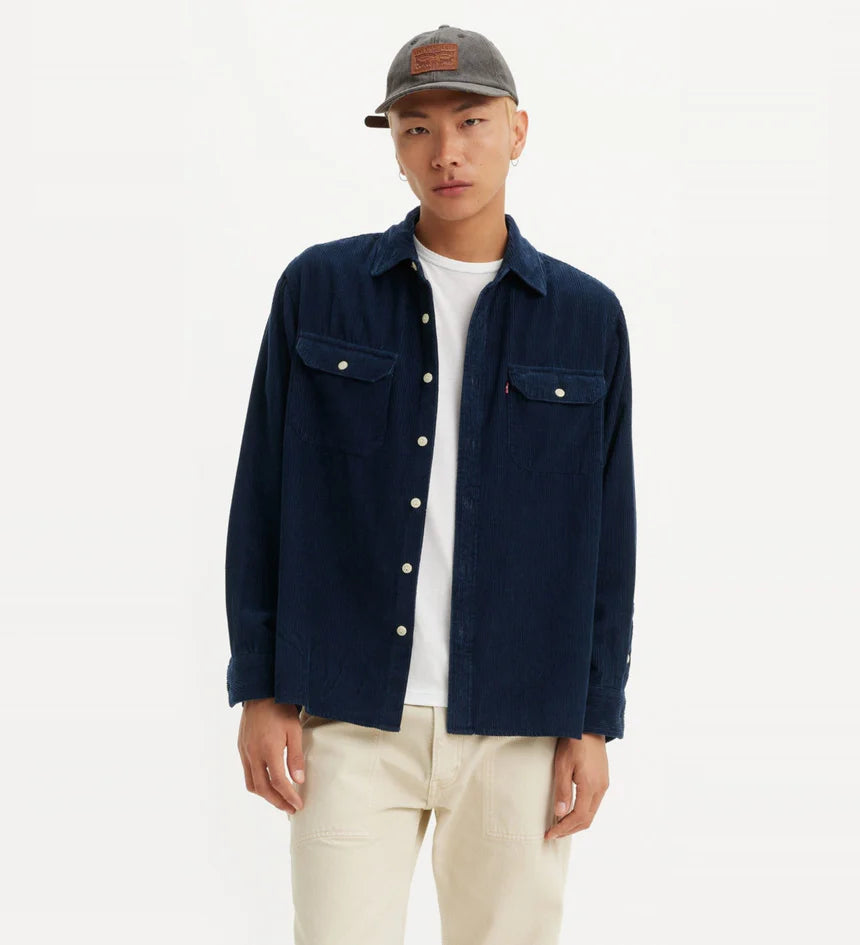 Jackson Worker Overshirt Enzo Vintage Indigo Cord
