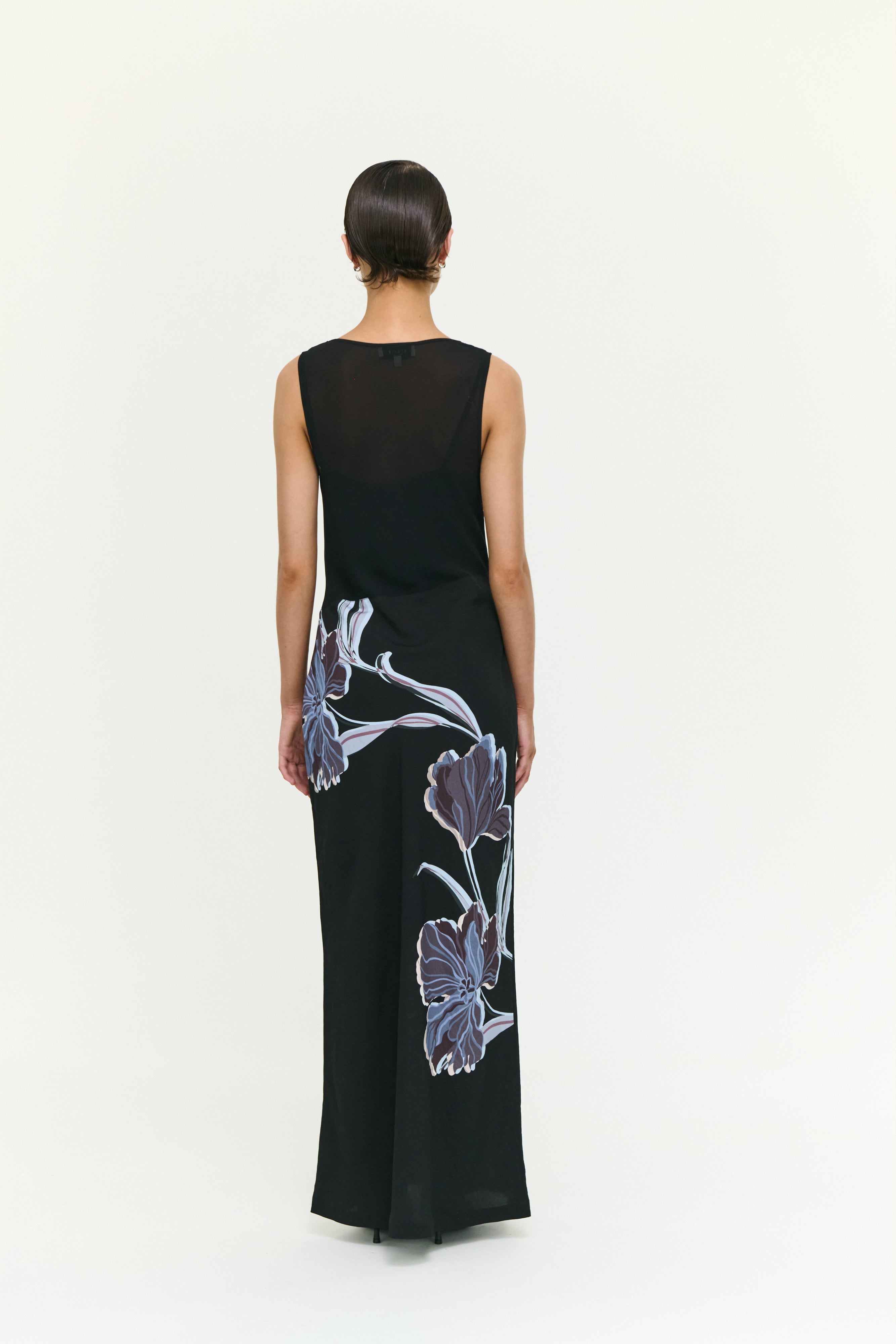 Stas Bias Combo Midi Dress