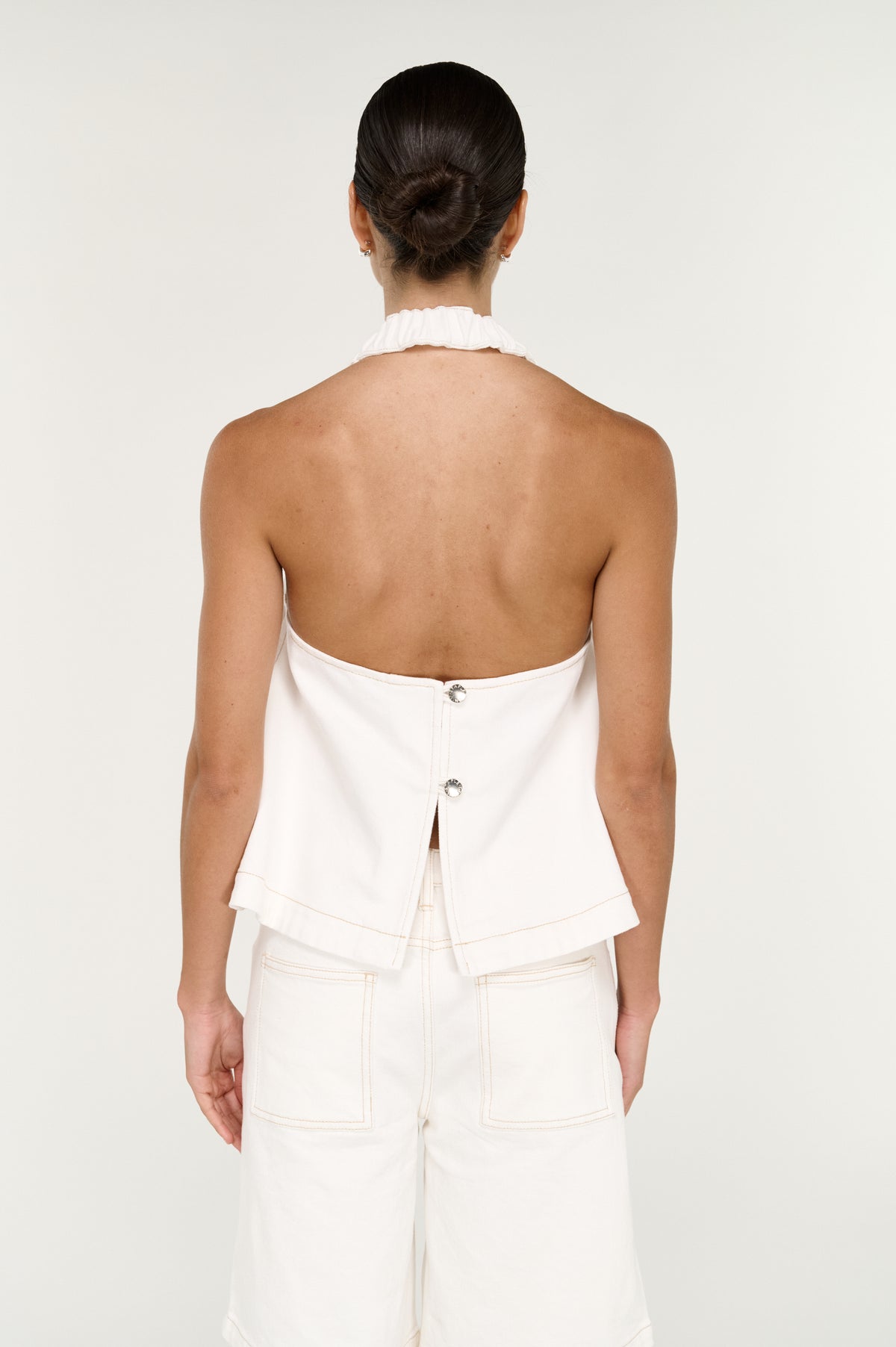 Nyra Denim Halter Top