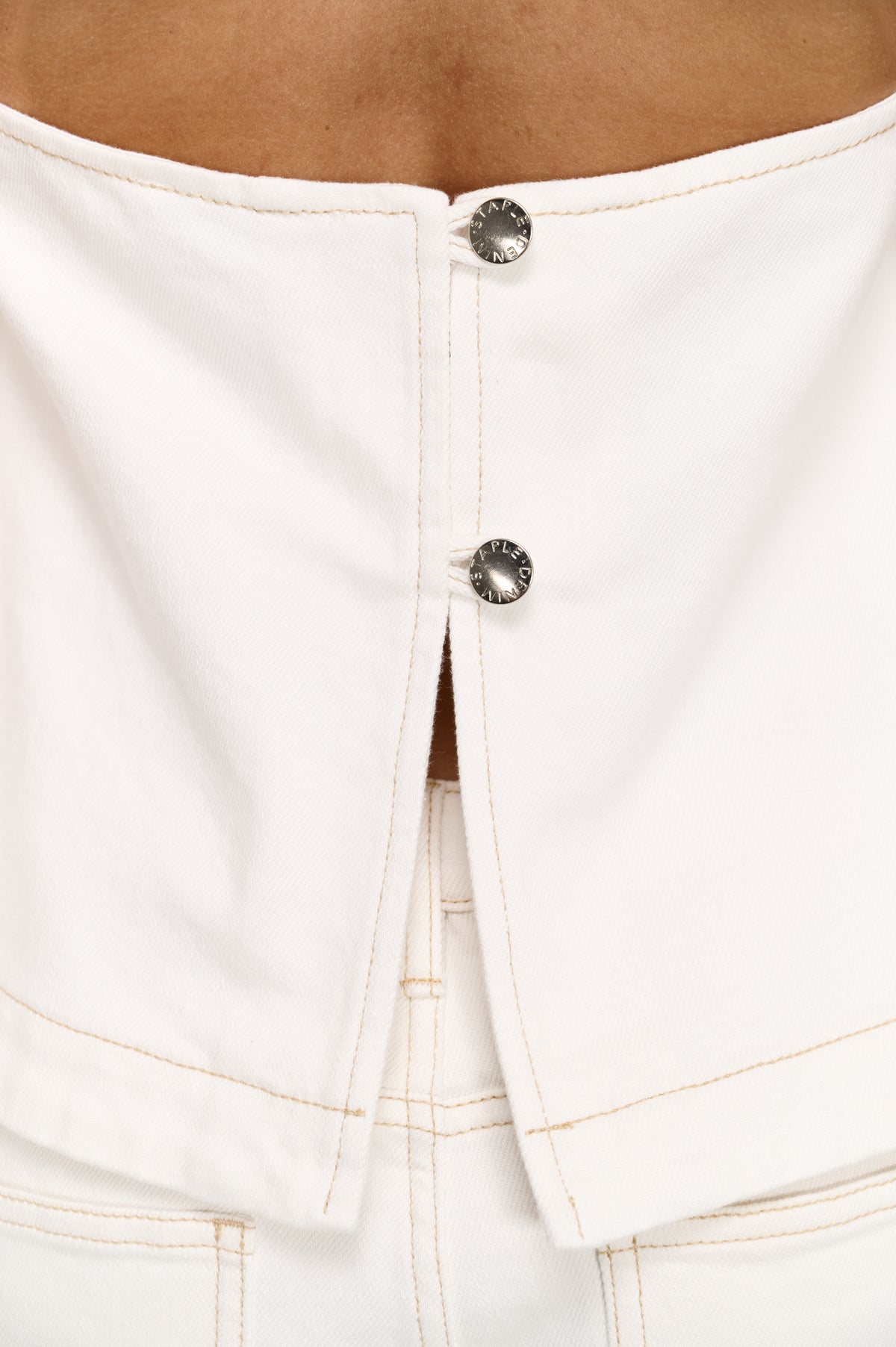 Nyra Denim Halter Top