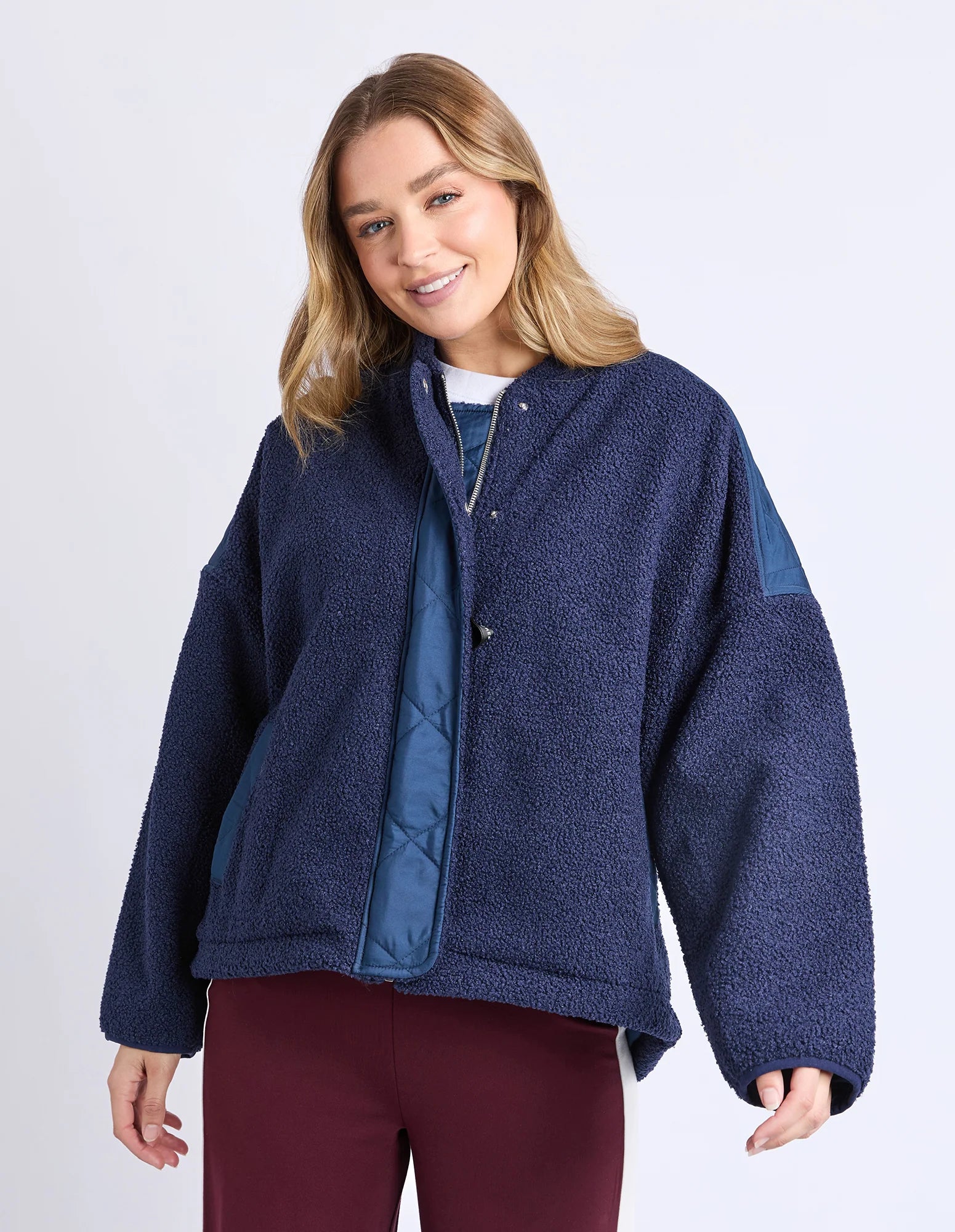 Arizona Fleece Zip Thru Navy