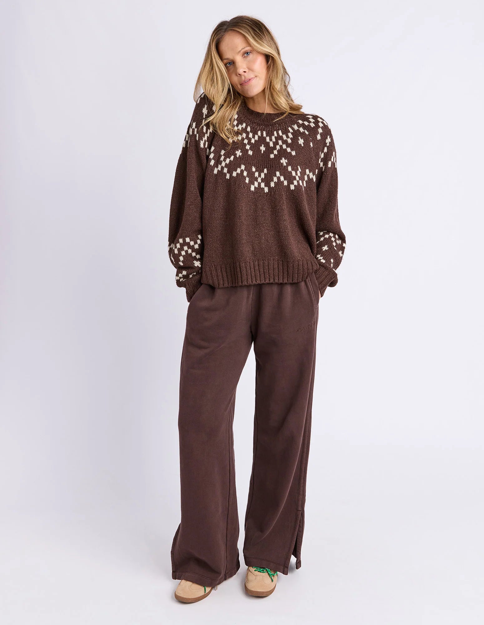 Polar Knit Crew Coffee