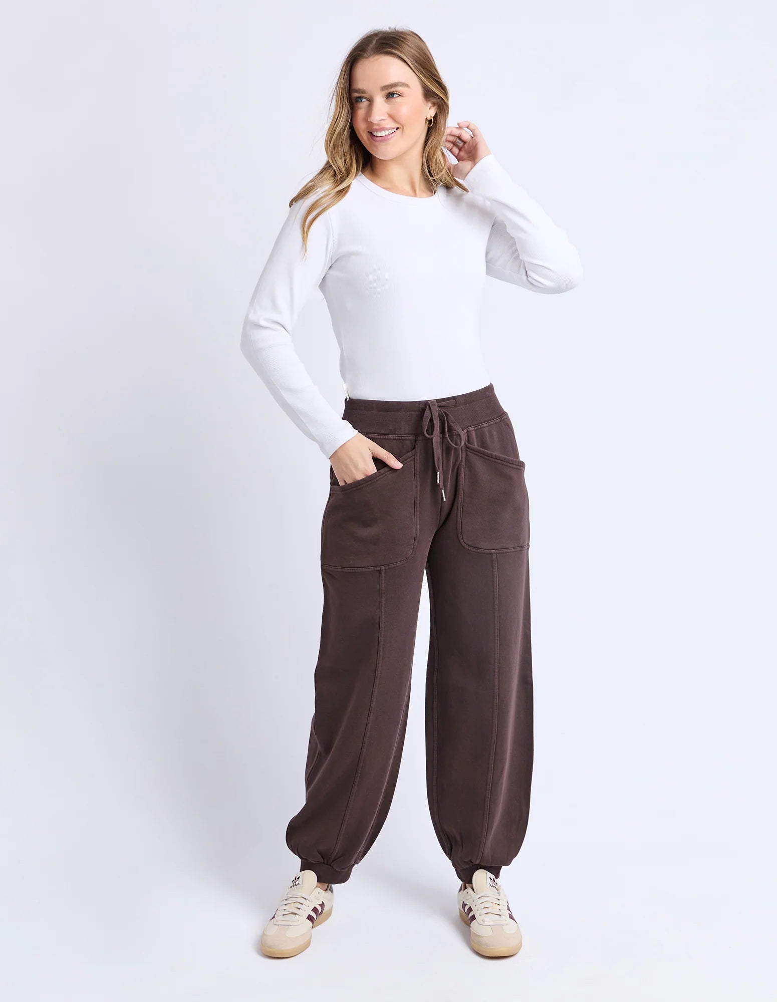 Leo Track Pant Coffee
