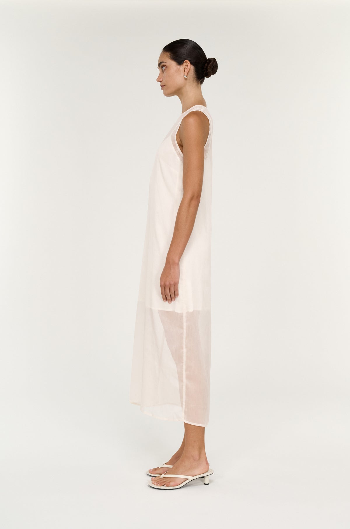 Aria Sheer Layered Midi Dress