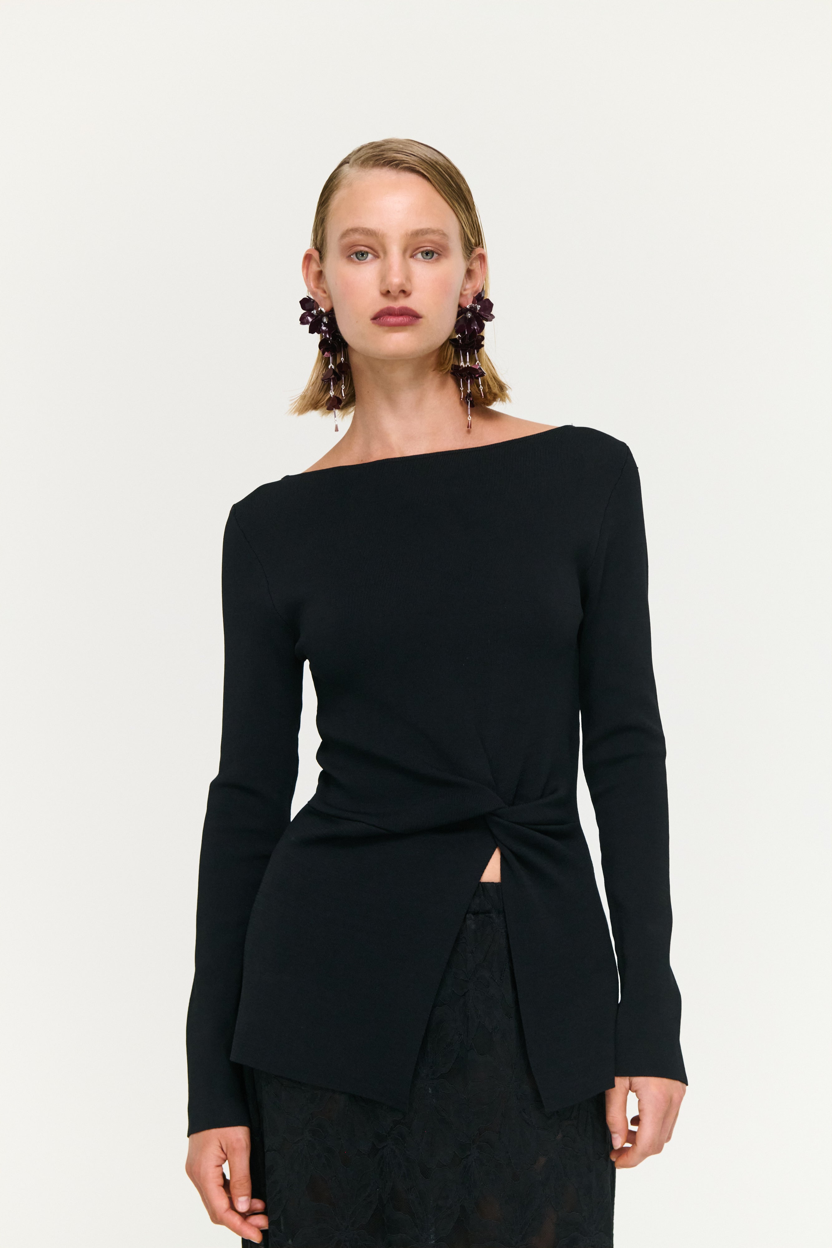 Miya Twist Knit Top