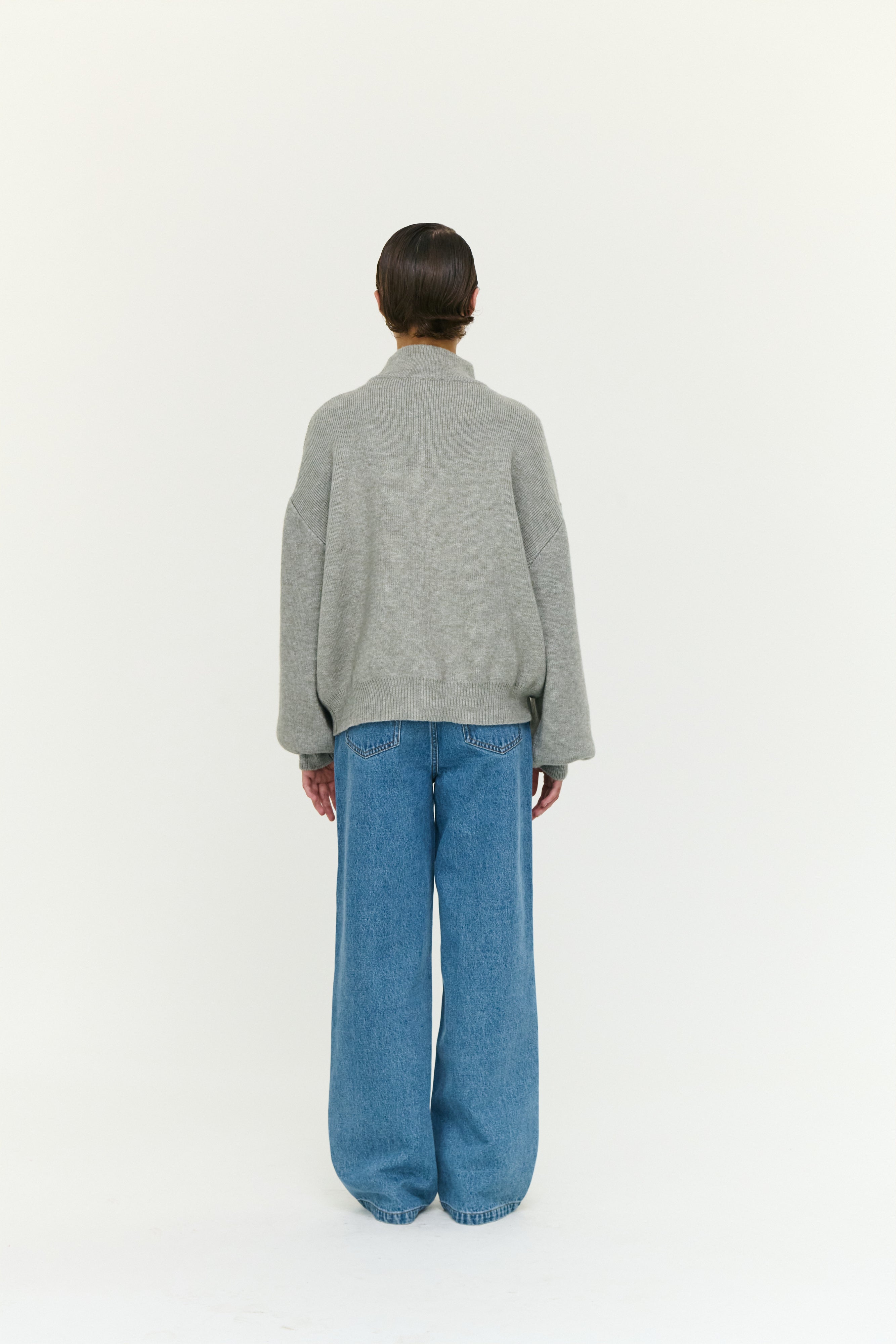 Harlow Overzize Zip Cardigan