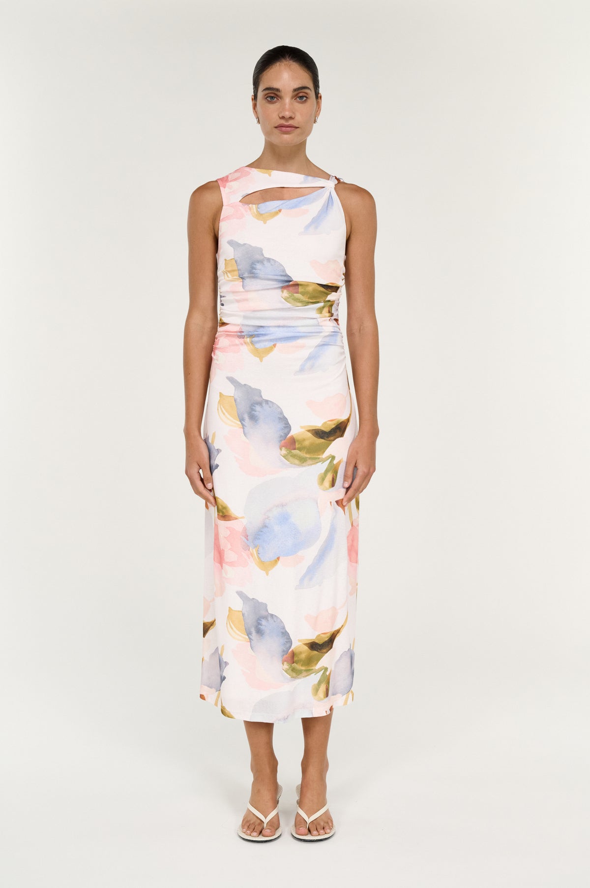 Valea Mesh Midi Dress