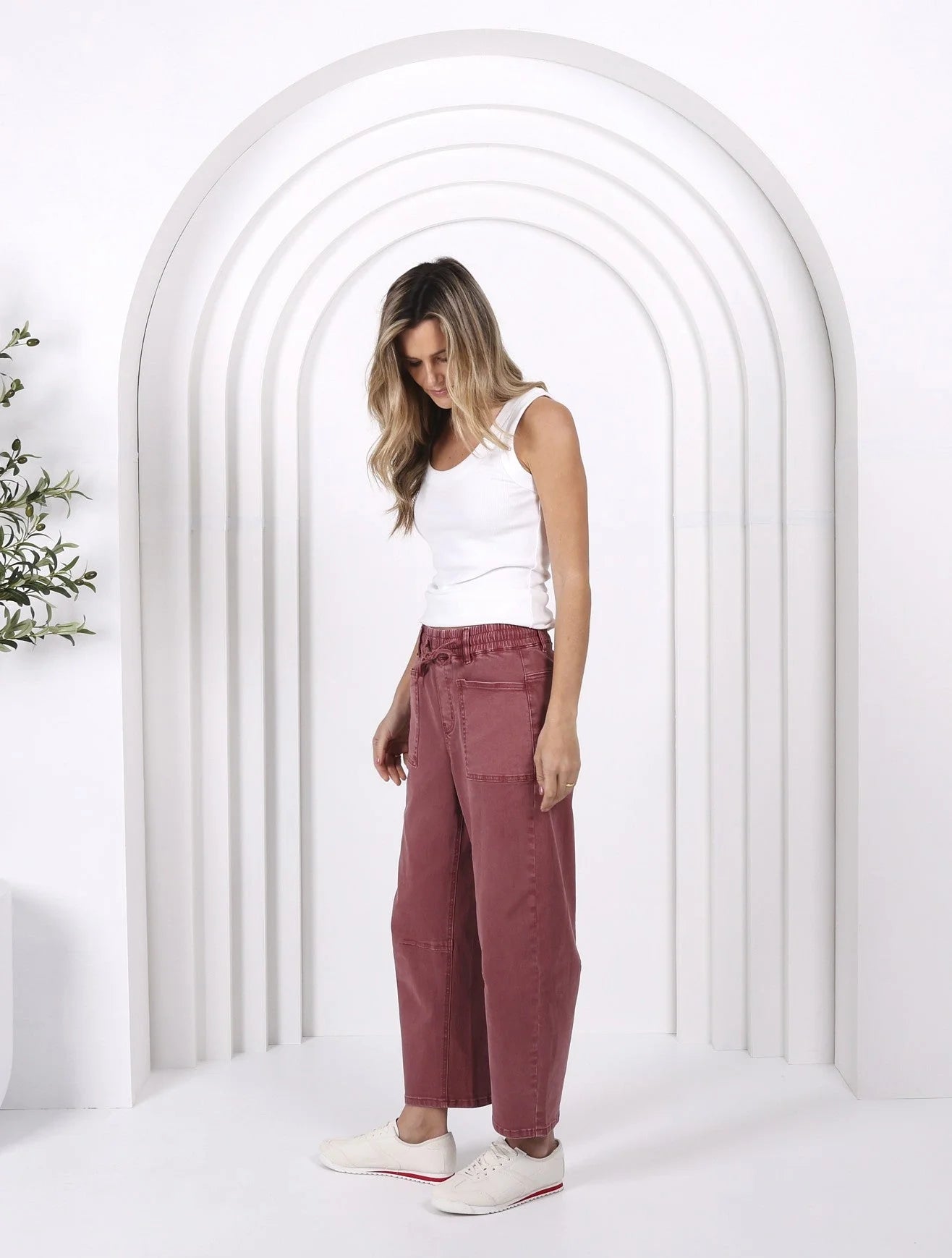 Leo Barrel Jeans Sunset