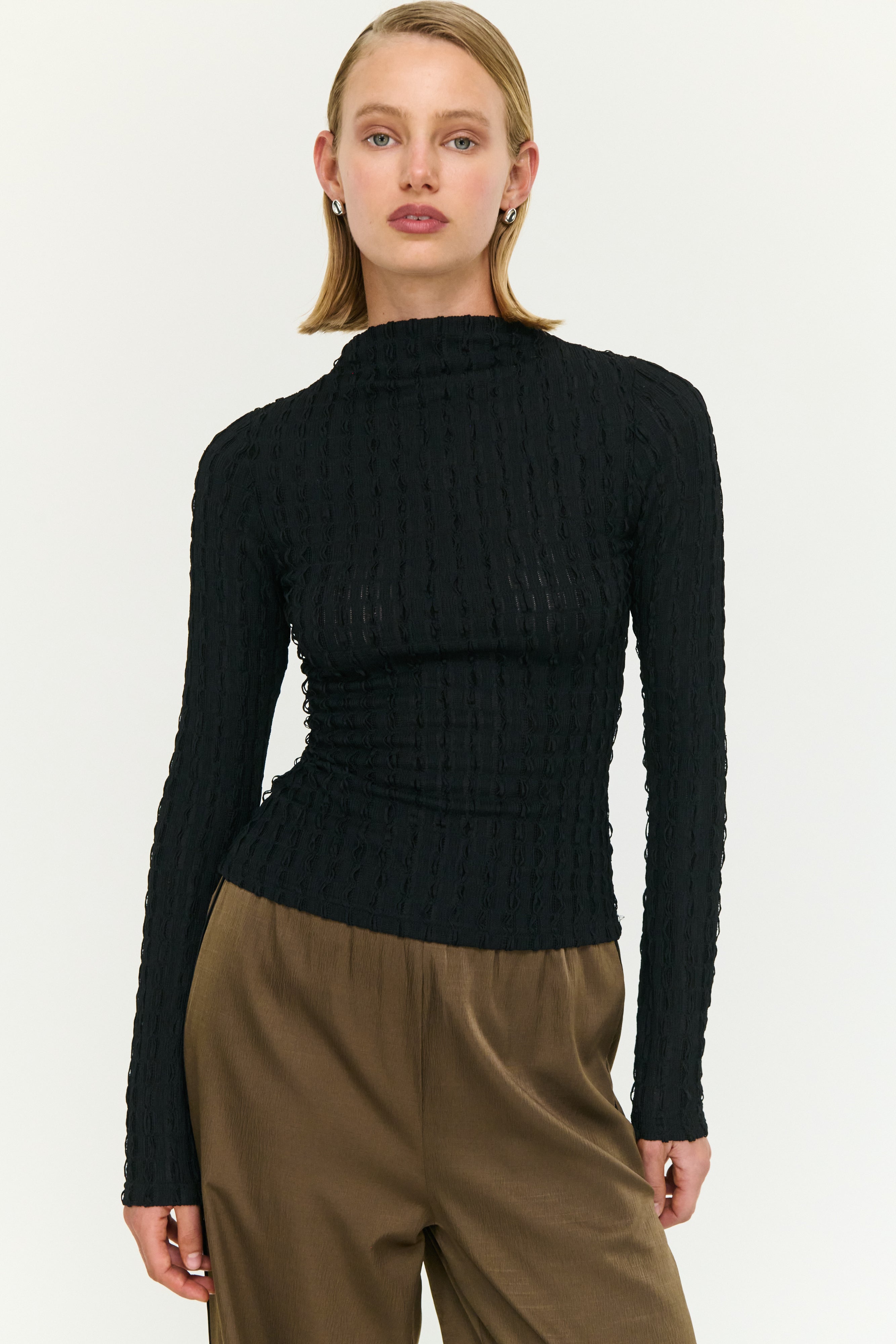 Drew High Neck Top