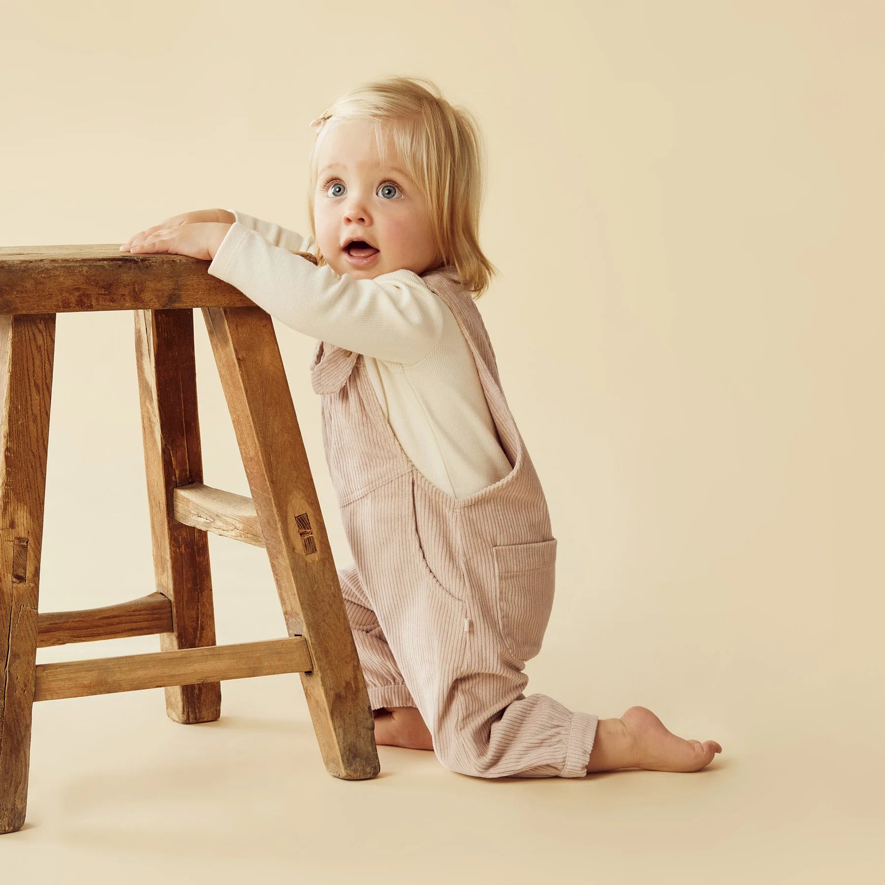 Rose Organic Cord Overall