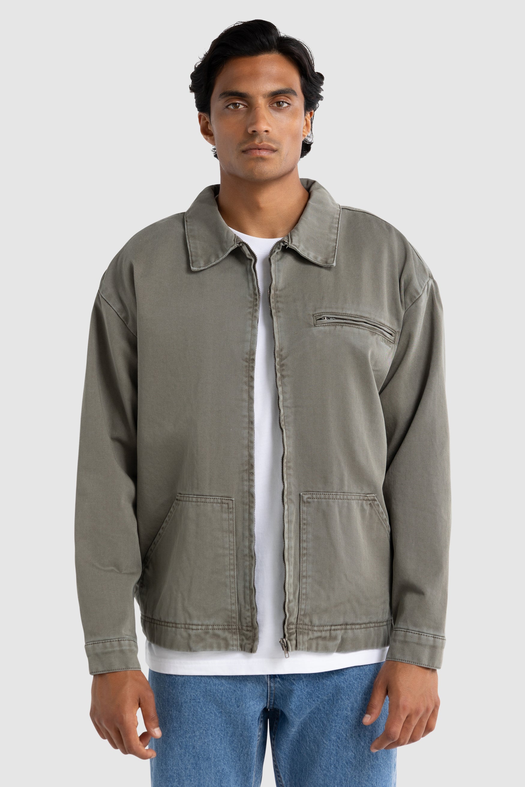 Twill Carpenter Jacket Artichoke