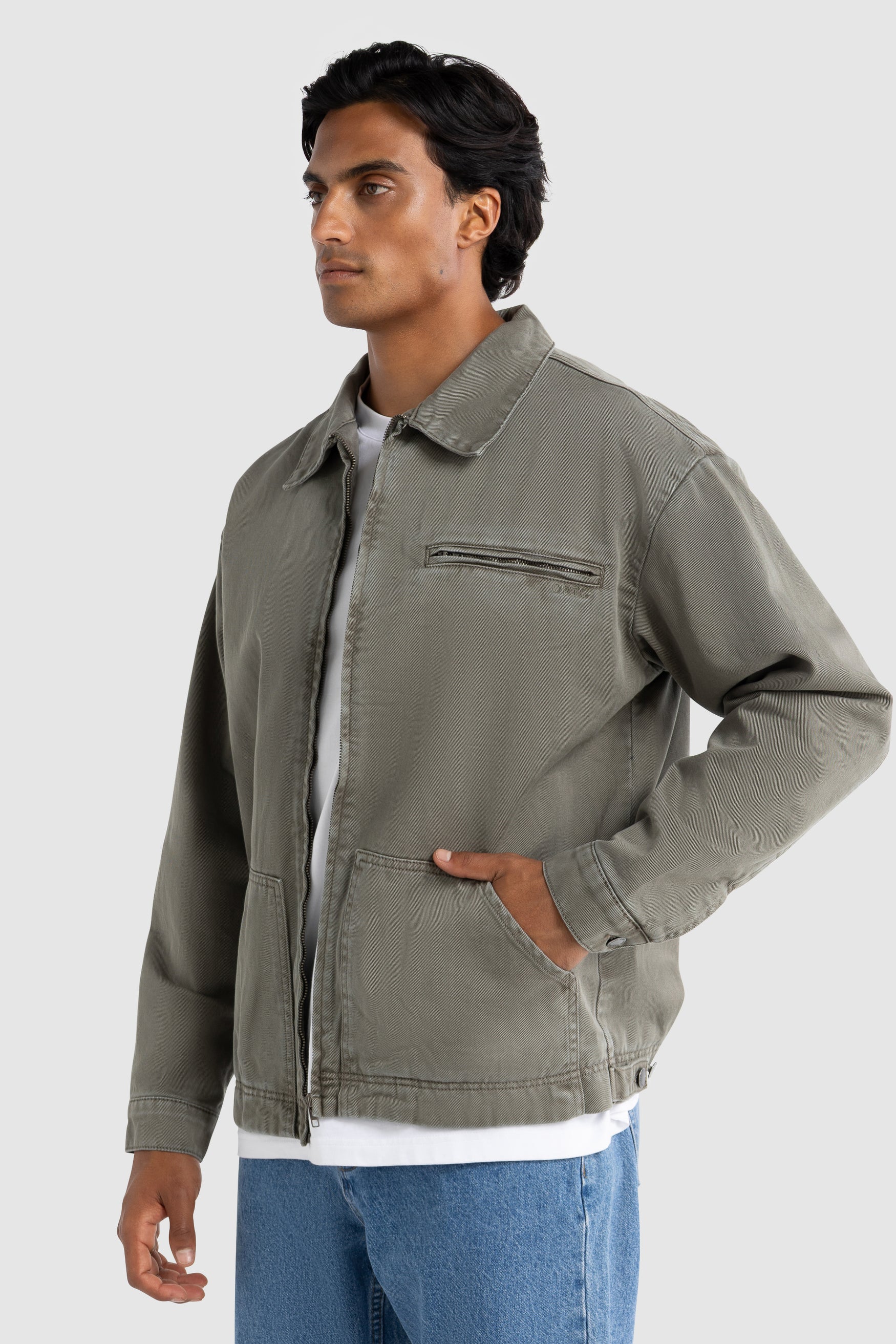 Twill Carpenter Jacket Artichoke