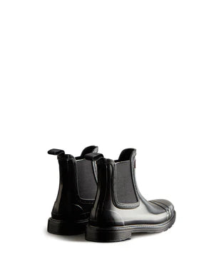 Womens Chelsea  Commando Gloss Boot Black