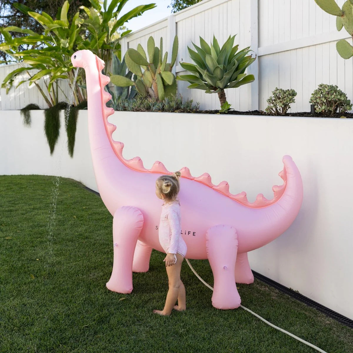 Dino Giant Sprinkler Pink