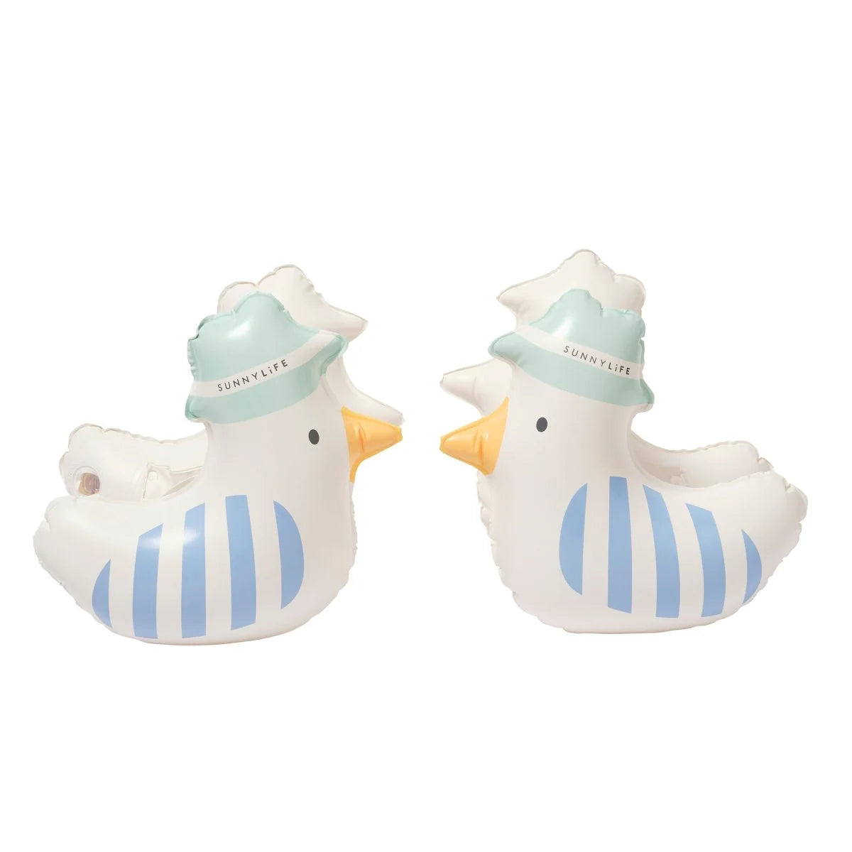 Kids Inflatable Arm Bands Sammy the Seagull Blue Stripe