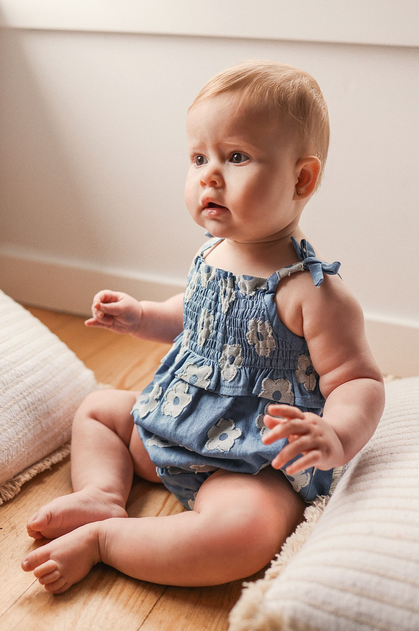 Chambray Romper