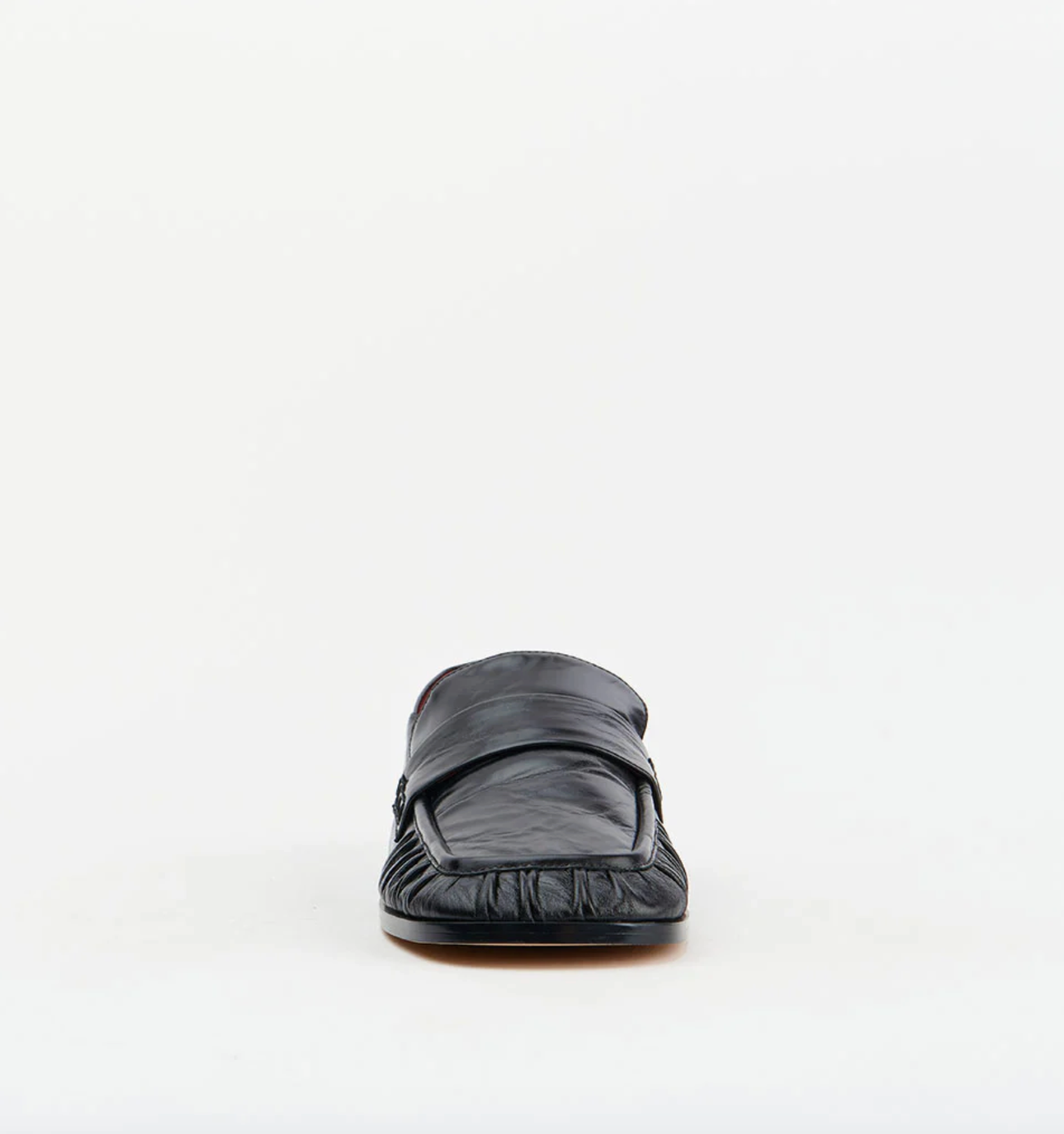 KRUZ Black Oily Crinkle Leather