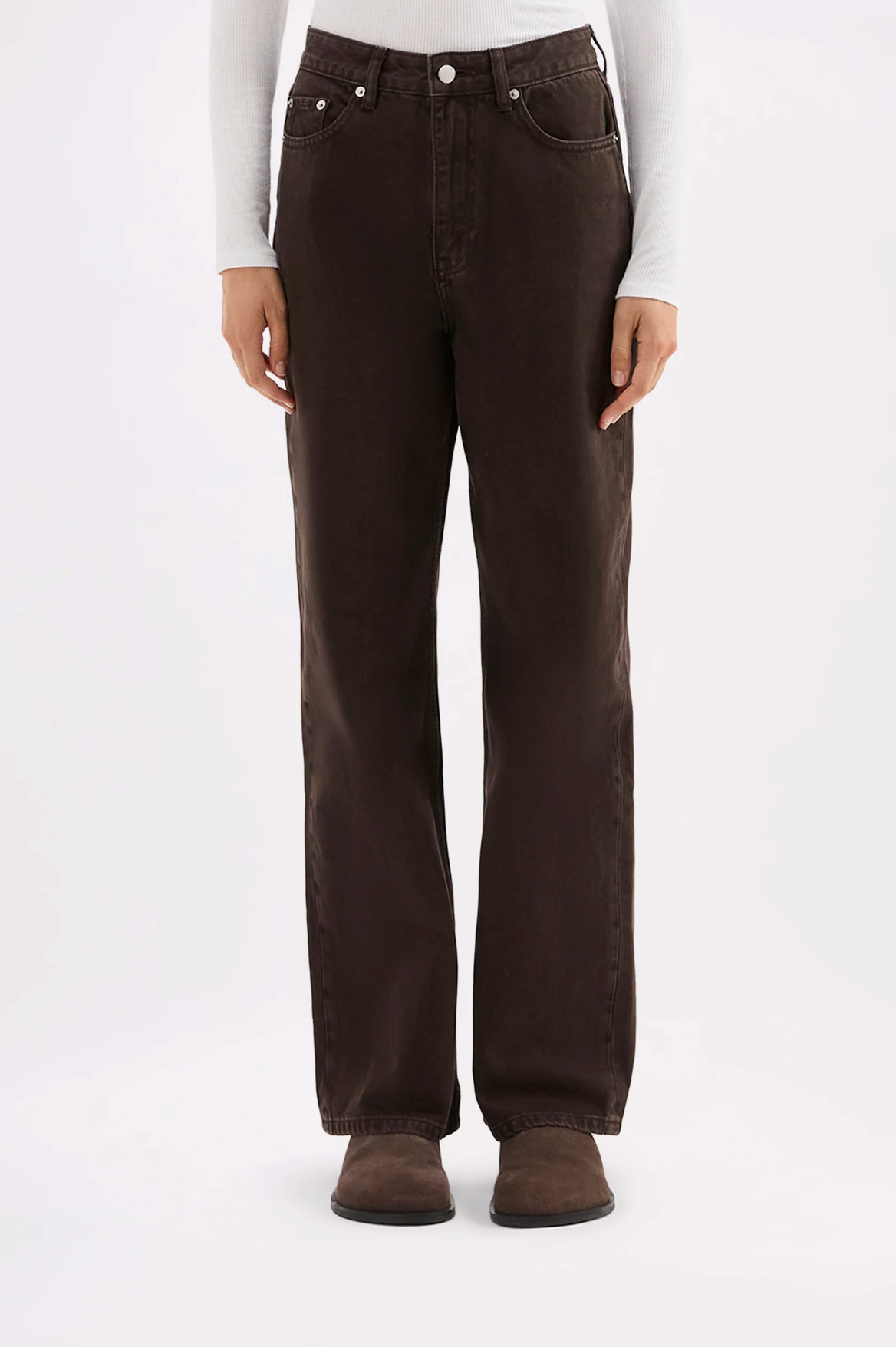 Organic Relaxed Leg Jean Espresso