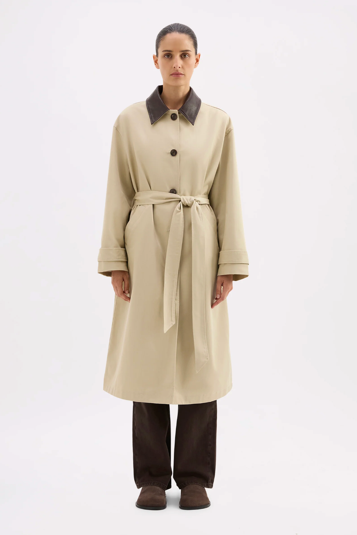 Vanita Car Coat Fawn
