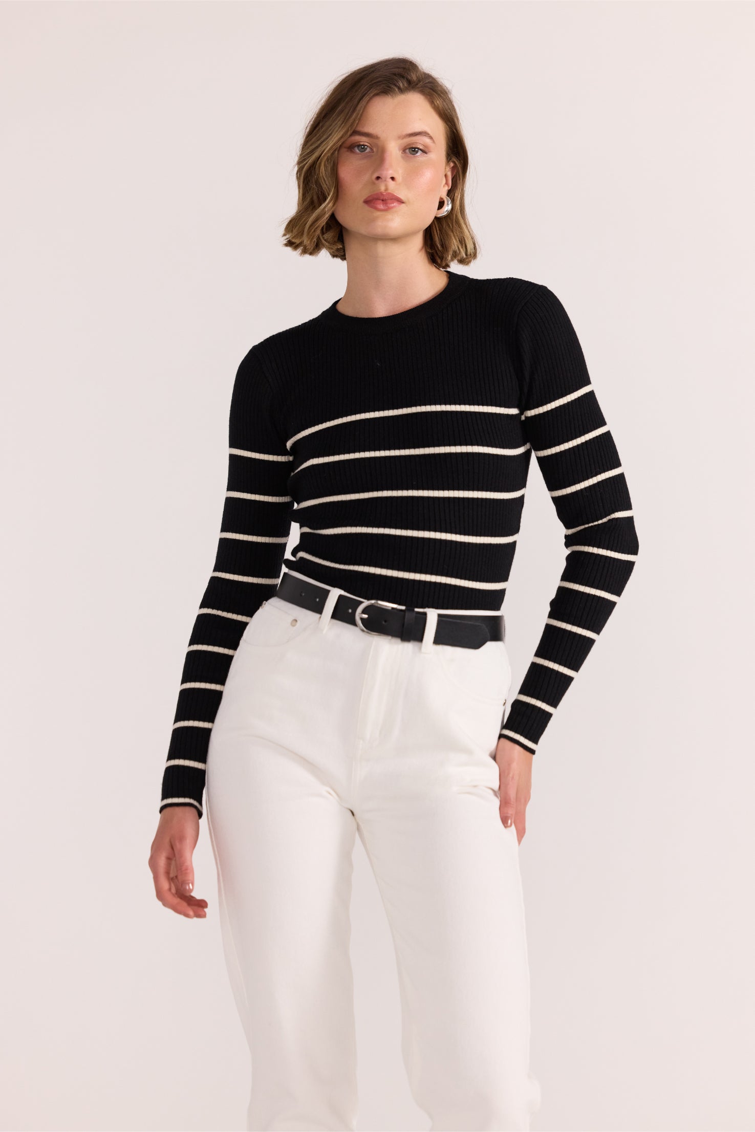 Freya Stripe Knit Top