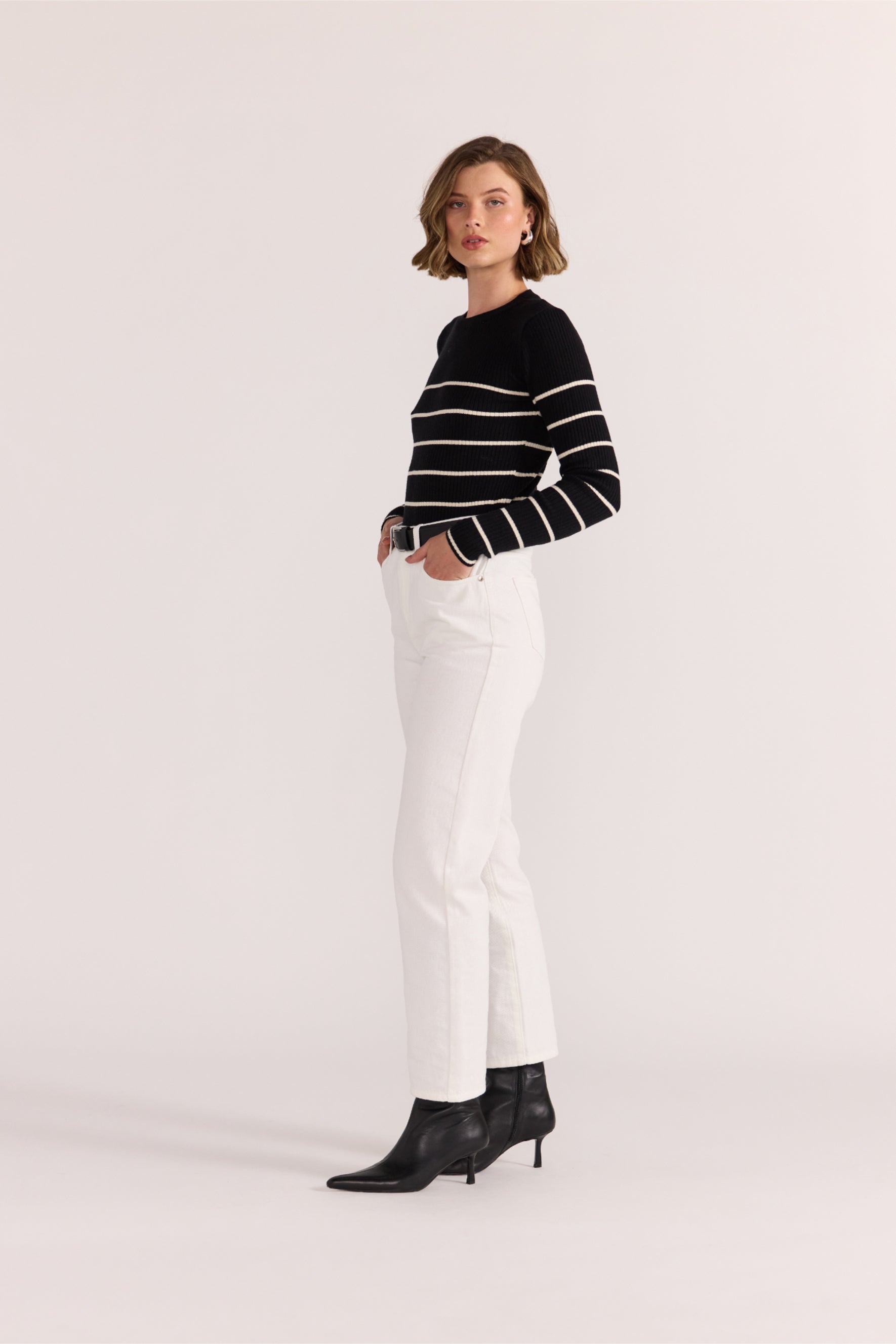 Freya Stripe Knit Top