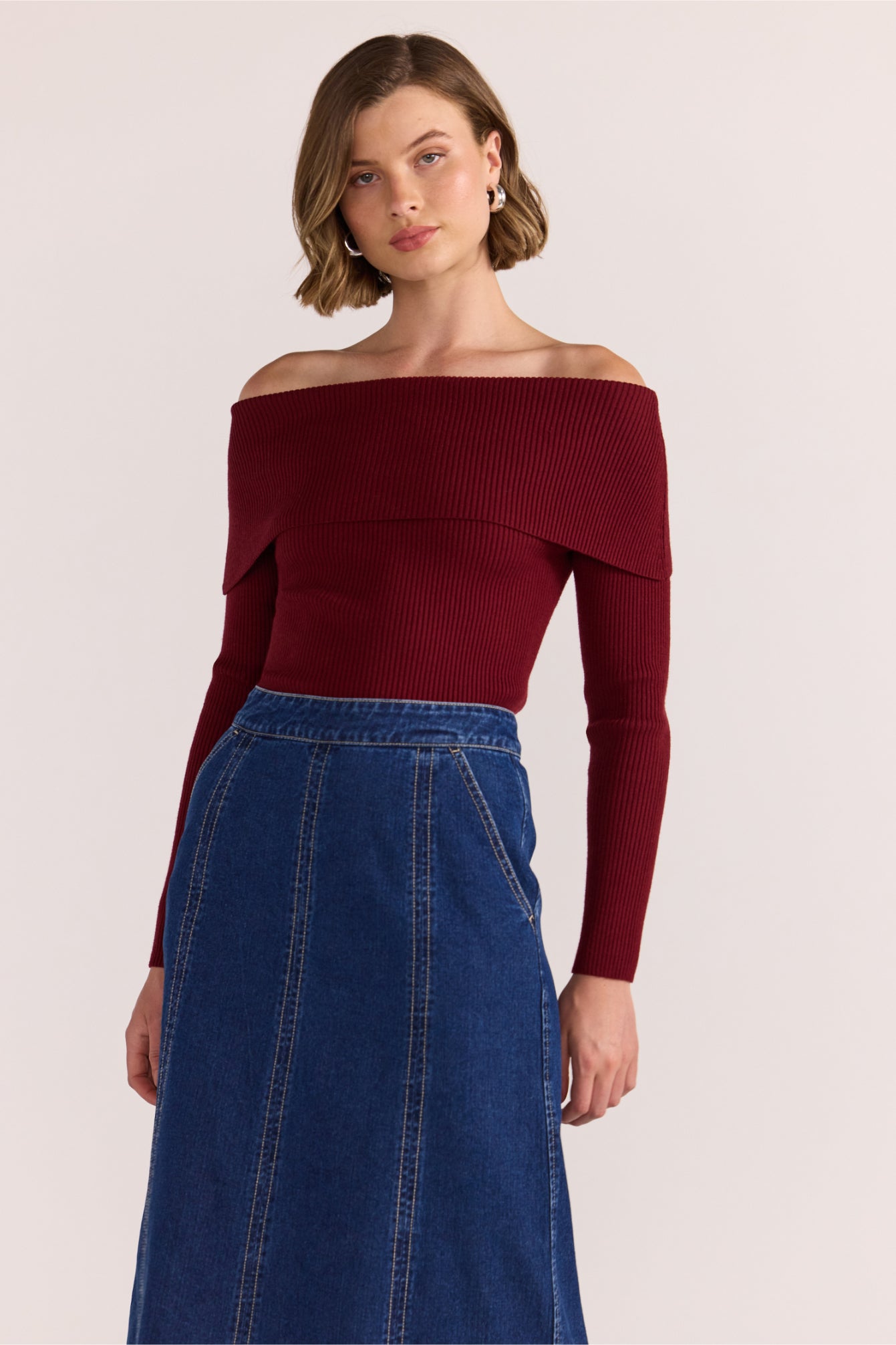 Celeste Off Shoulder Knit