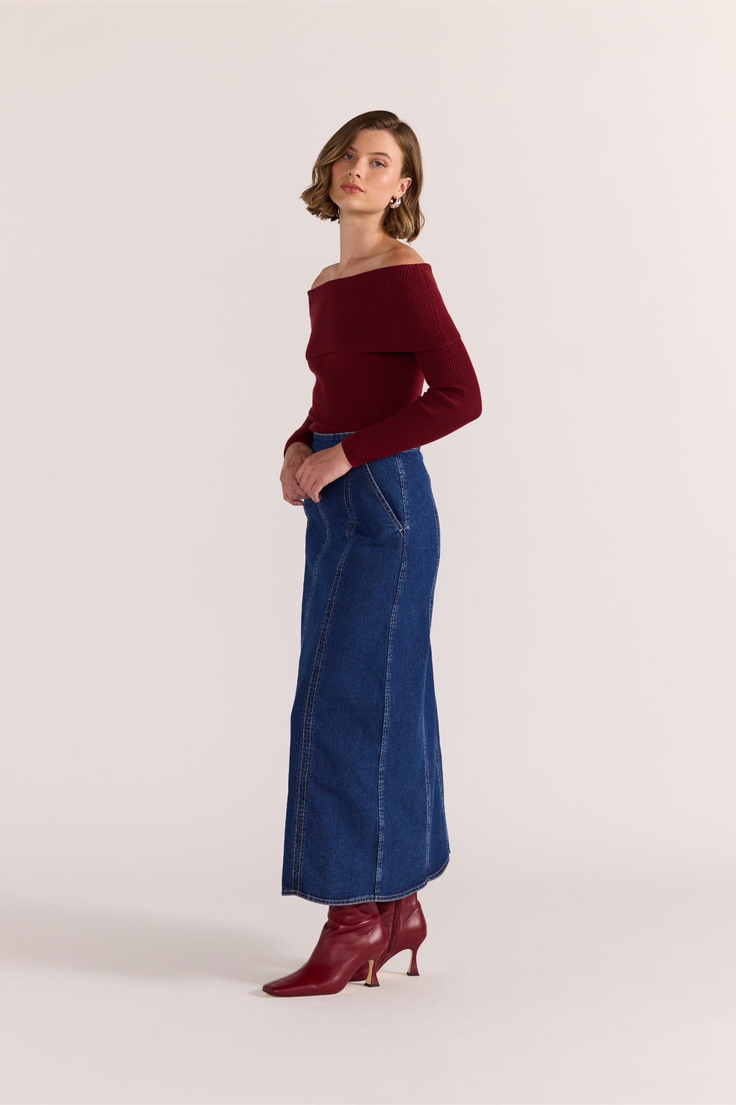 Celeste Off Shoulder Knit