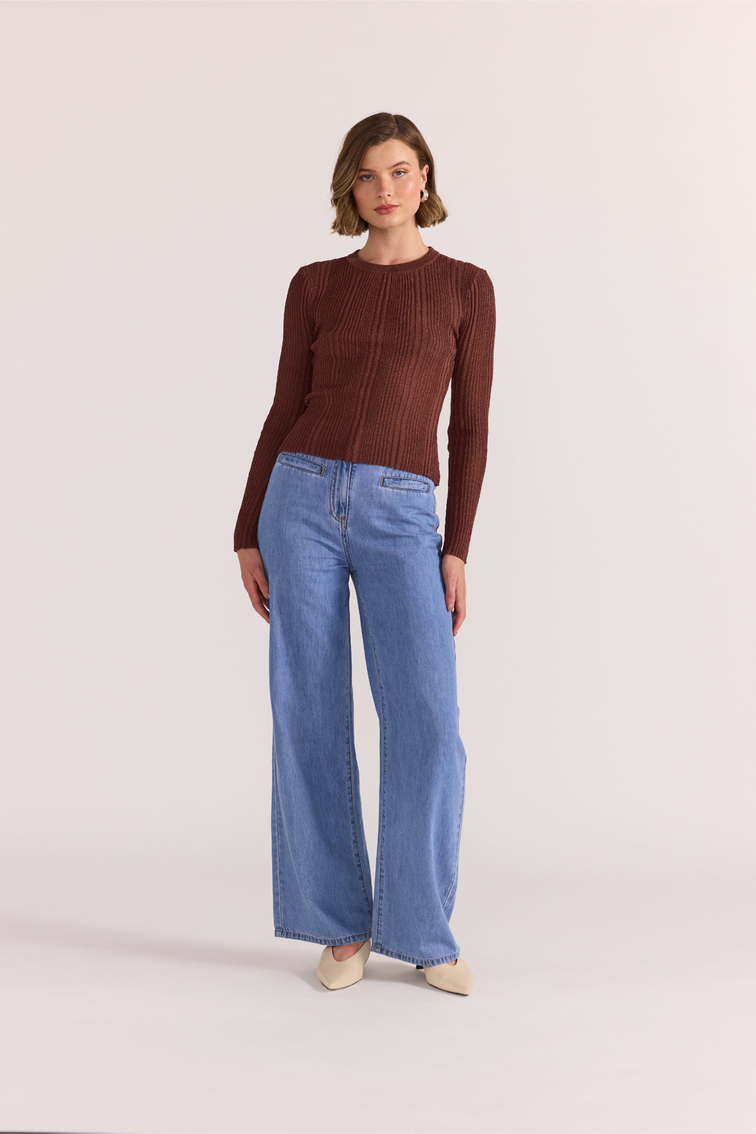 Luna Ribbed Knitt Top