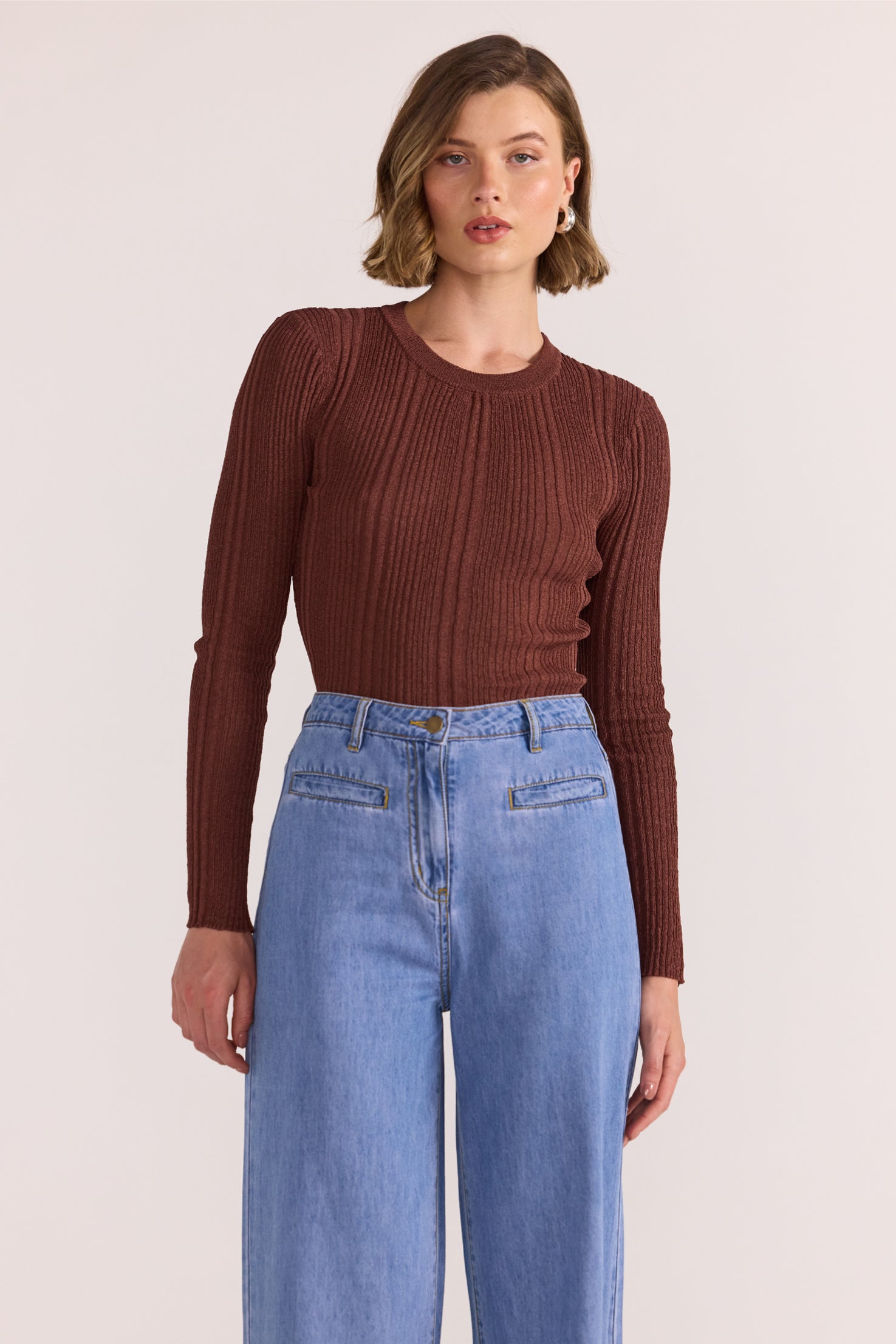 Luna Ribbed Knitt Top