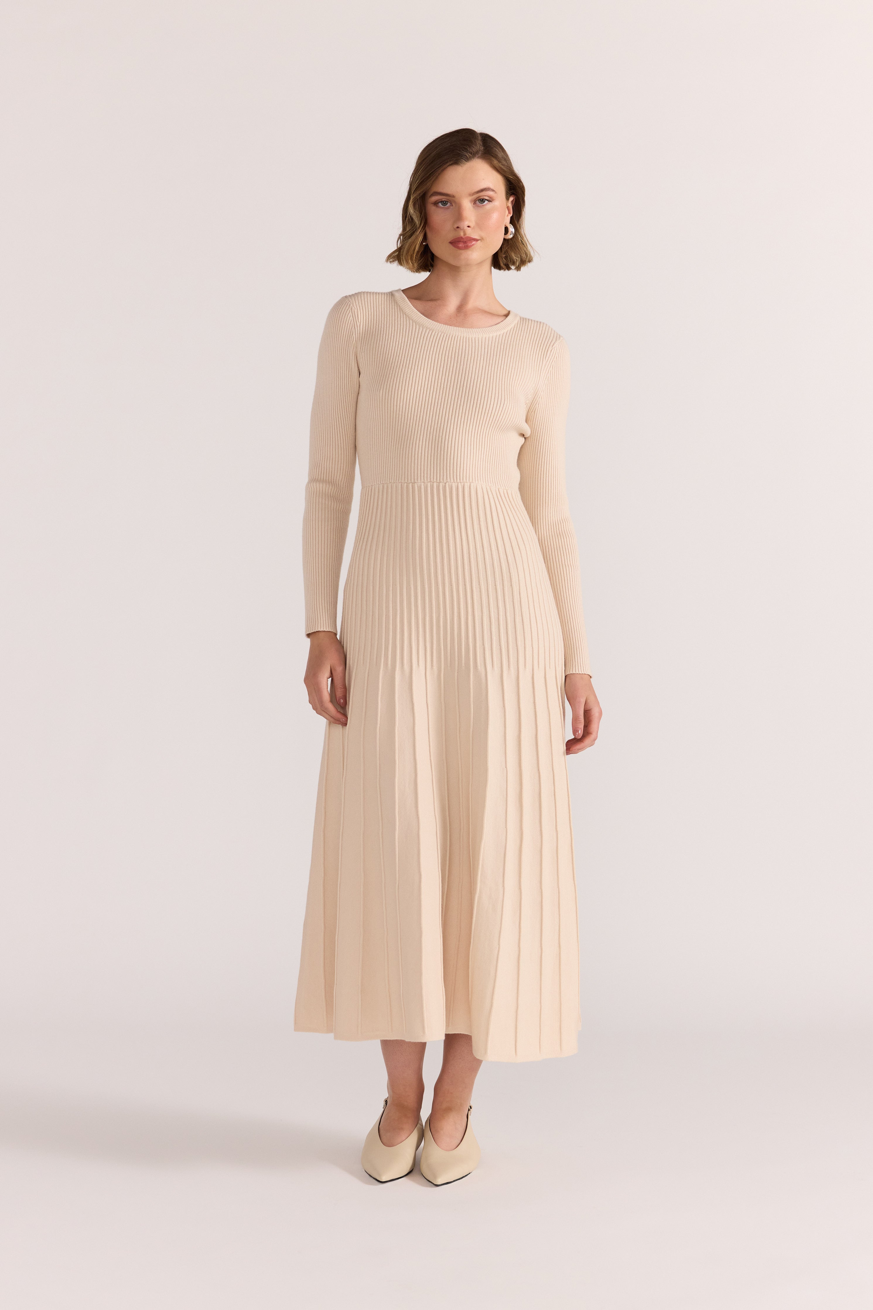 Elena Knitt Midi Dress