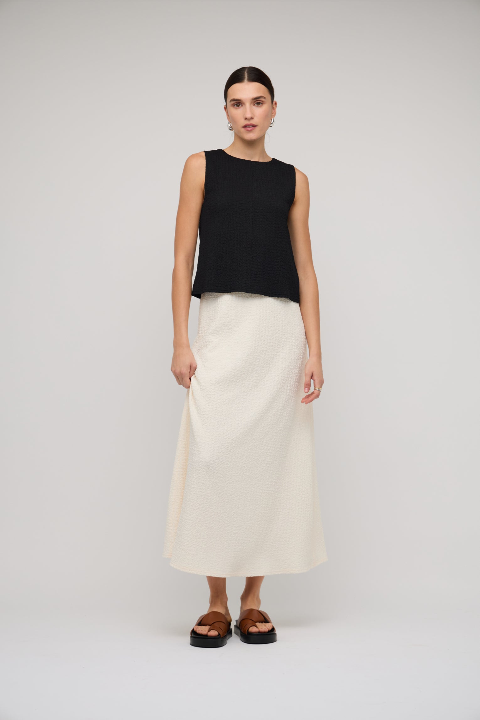 Lyric Sleeveless Top - Black