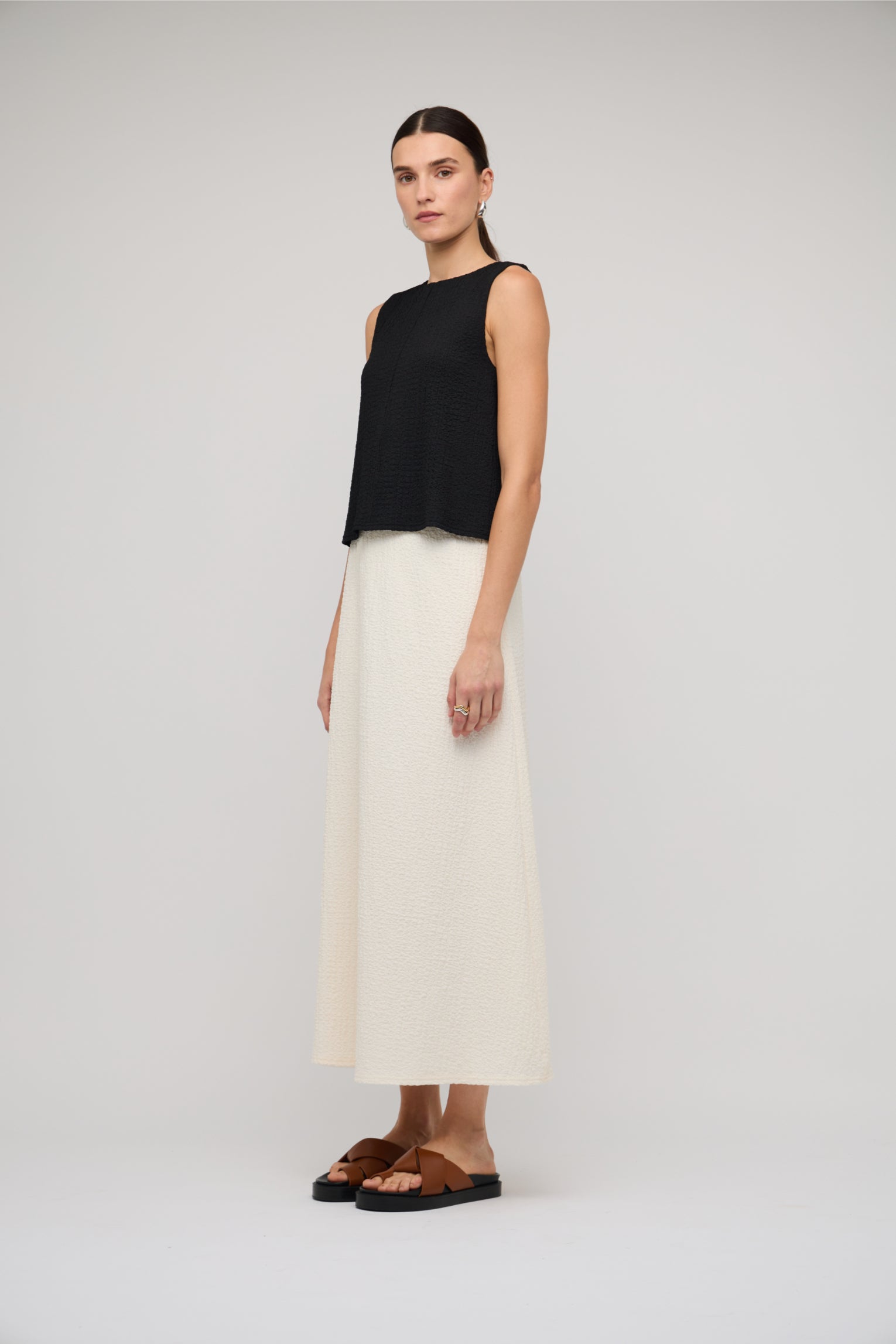 Lyric Sleeveless Top - Black