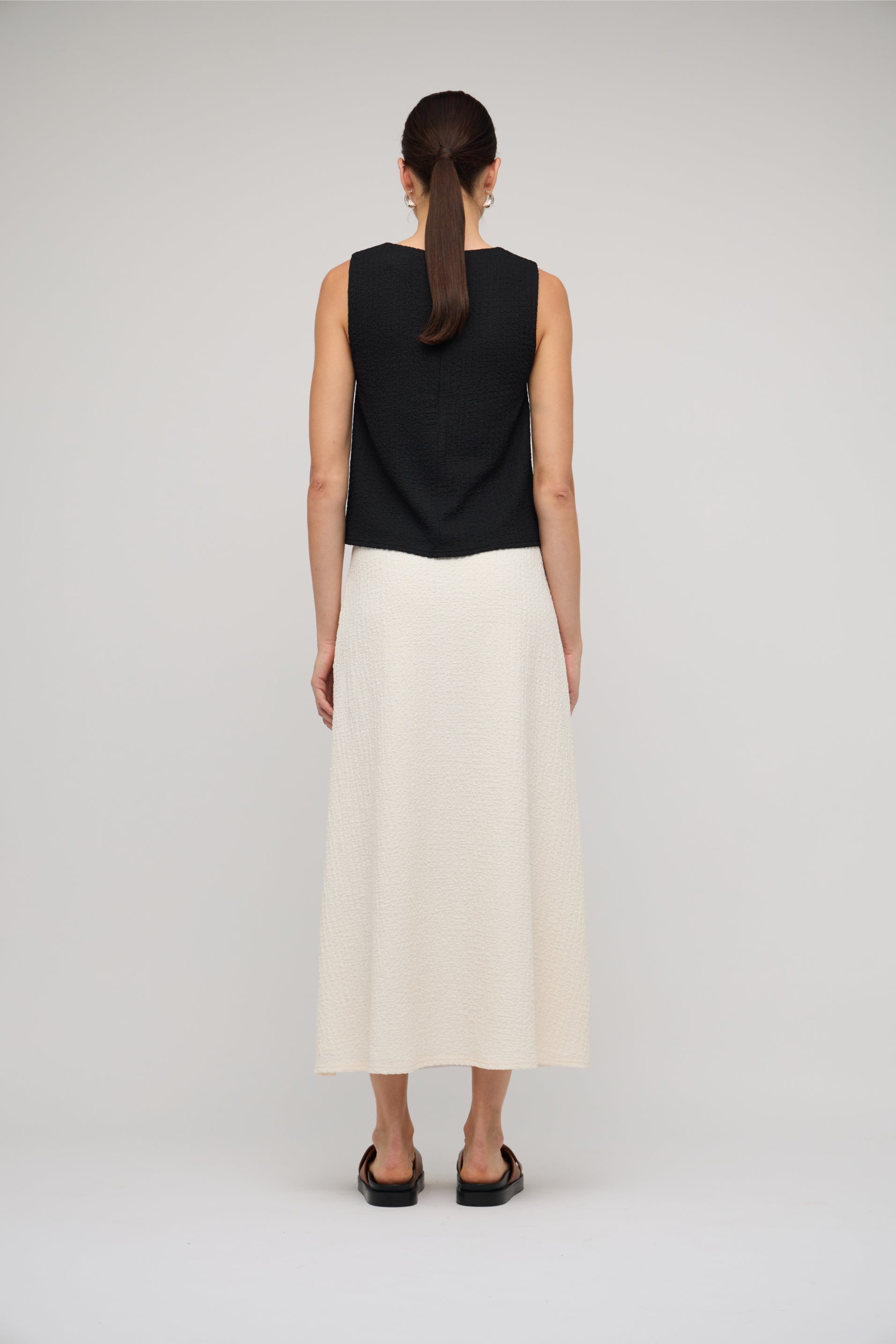 Lyric Sleeveless Top - Black