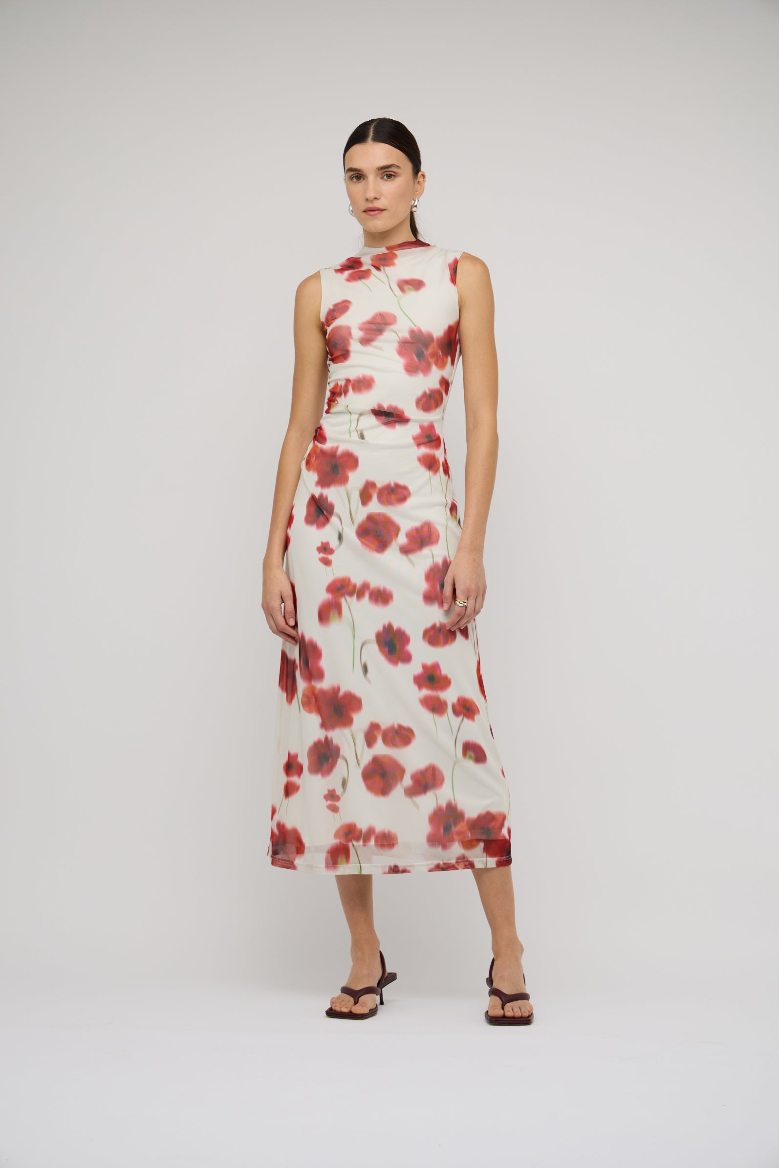 Lumi Mesh Midi Dress