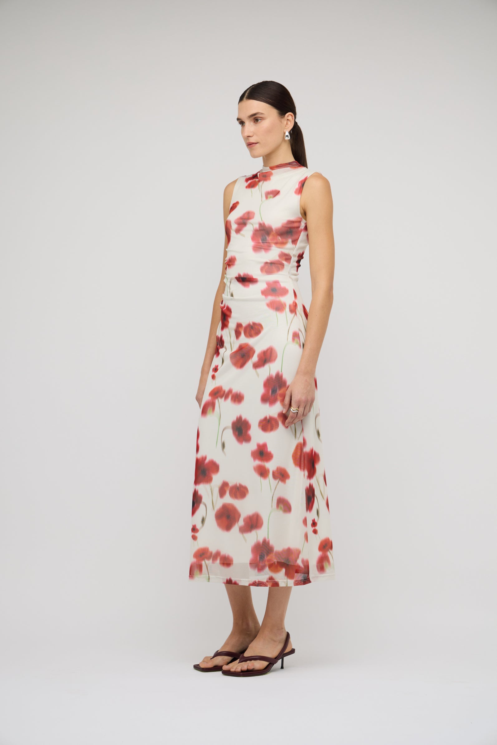 Lumi Mesh Midi Dress