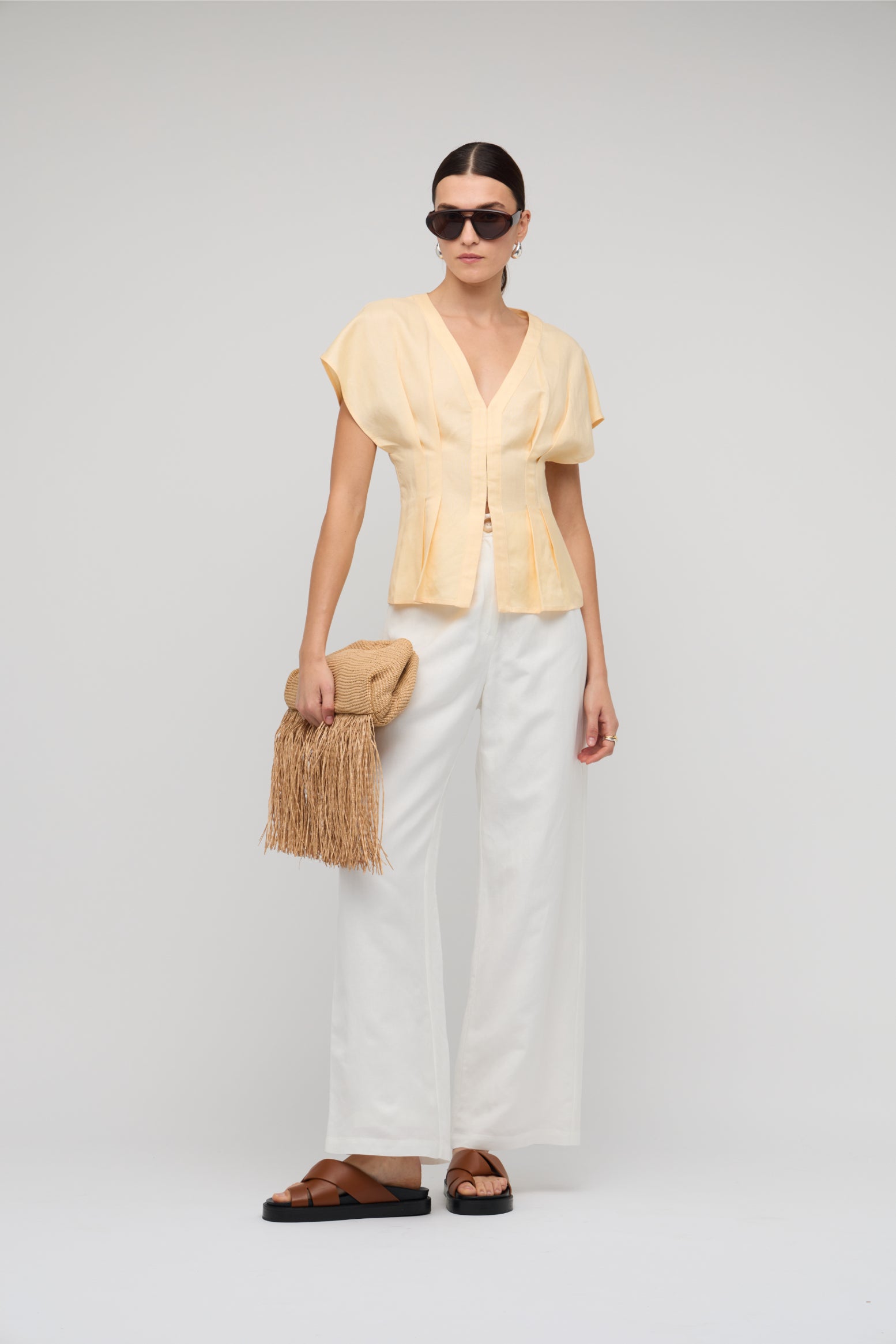 Estelle Pleated Blouse