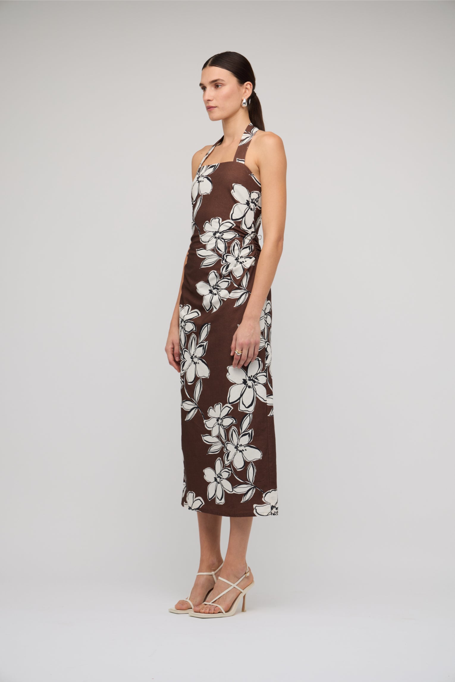 Elara Halter Midi Dress
