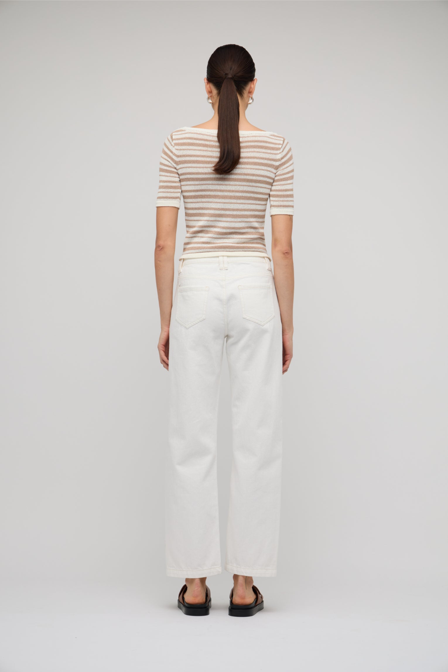 Echo Stripe Knit Tee