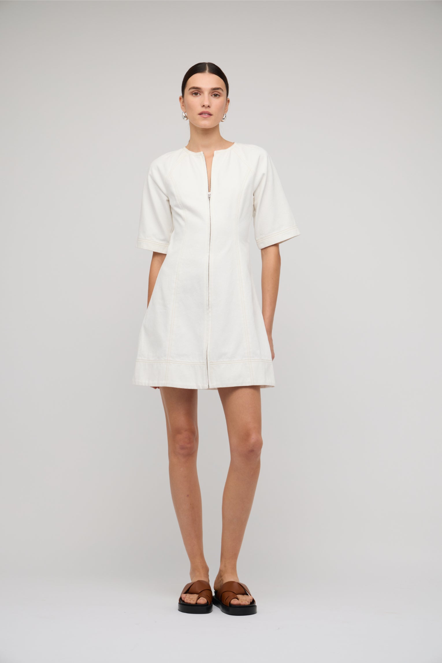 Zenith Denim Mini  Dress