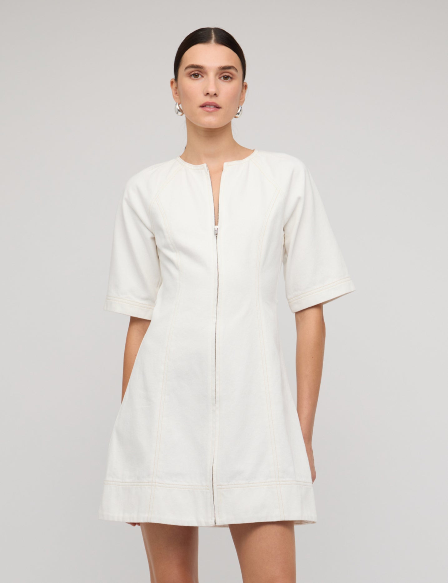 Zenith Denim Mini  Dress