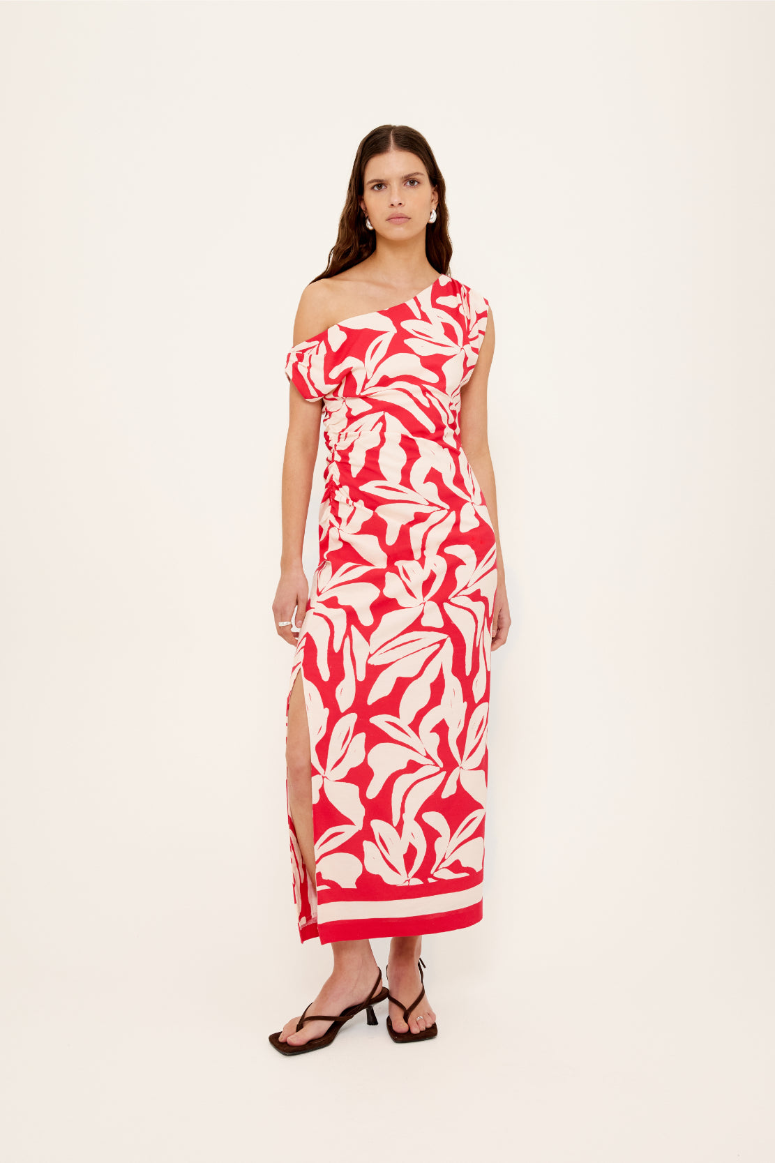 Serata Asym Midi Dress