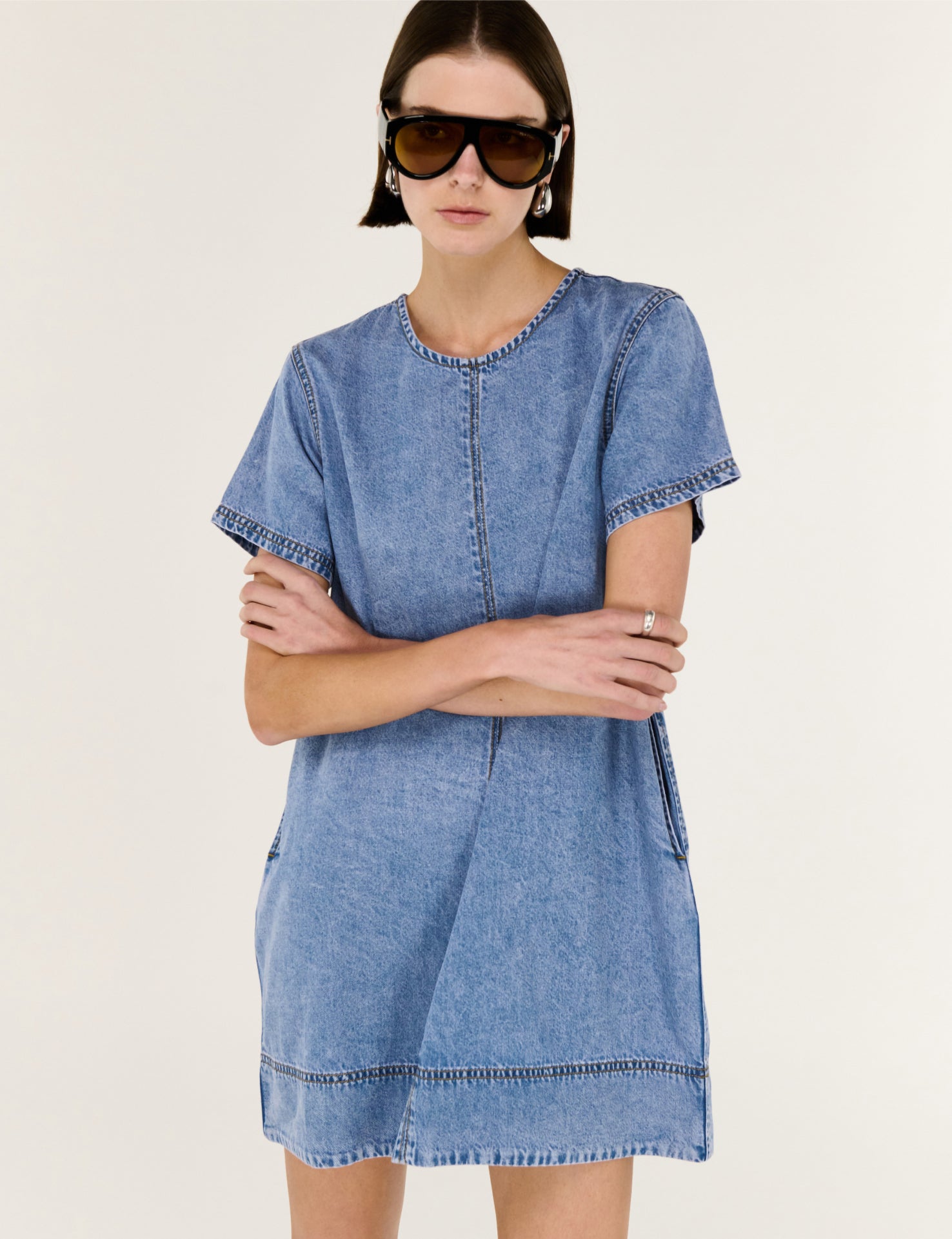 Rae Chambray Mini